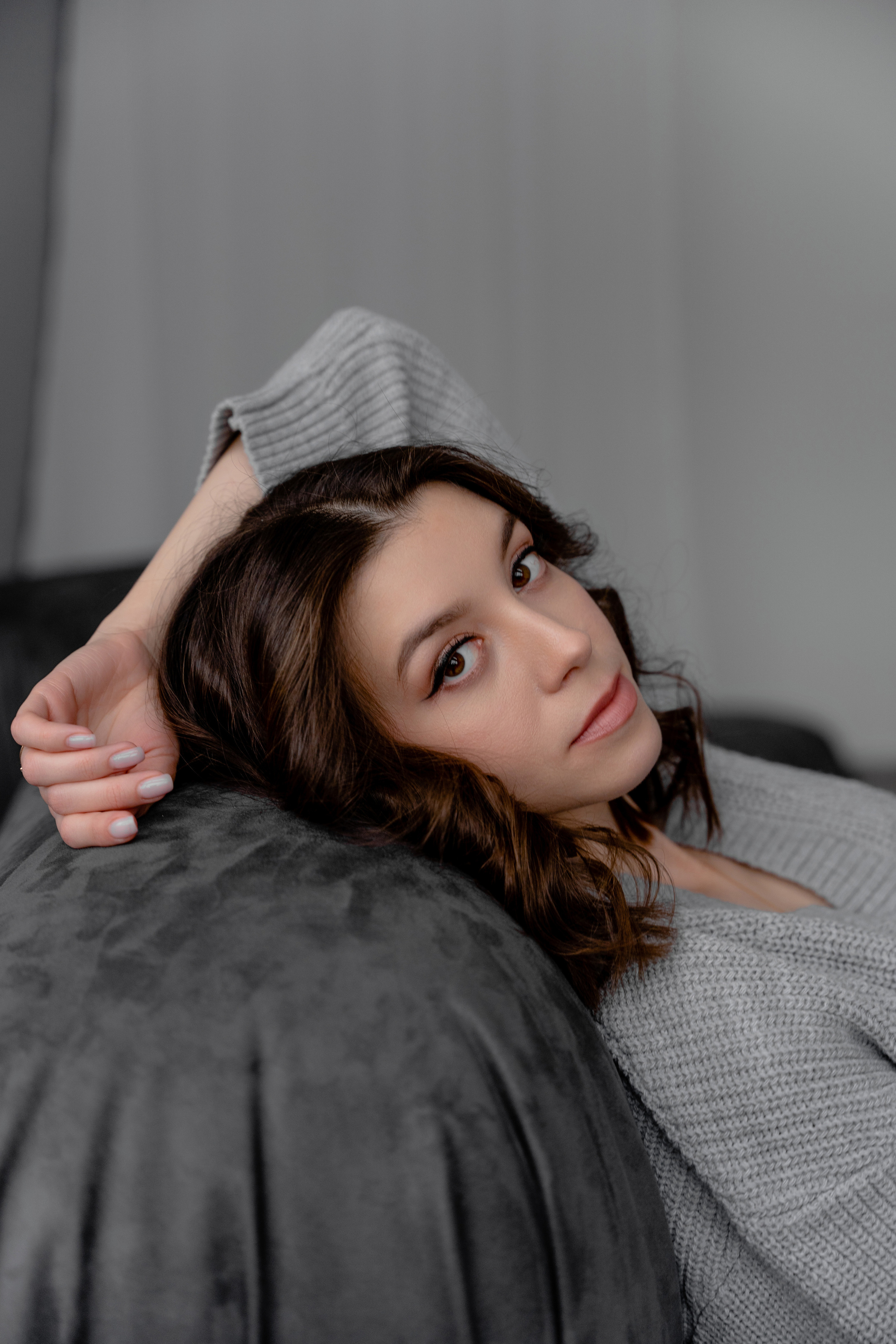 Студийная фотосессия для девушки. Репортажный фотограф Москва Сергей Дружинин