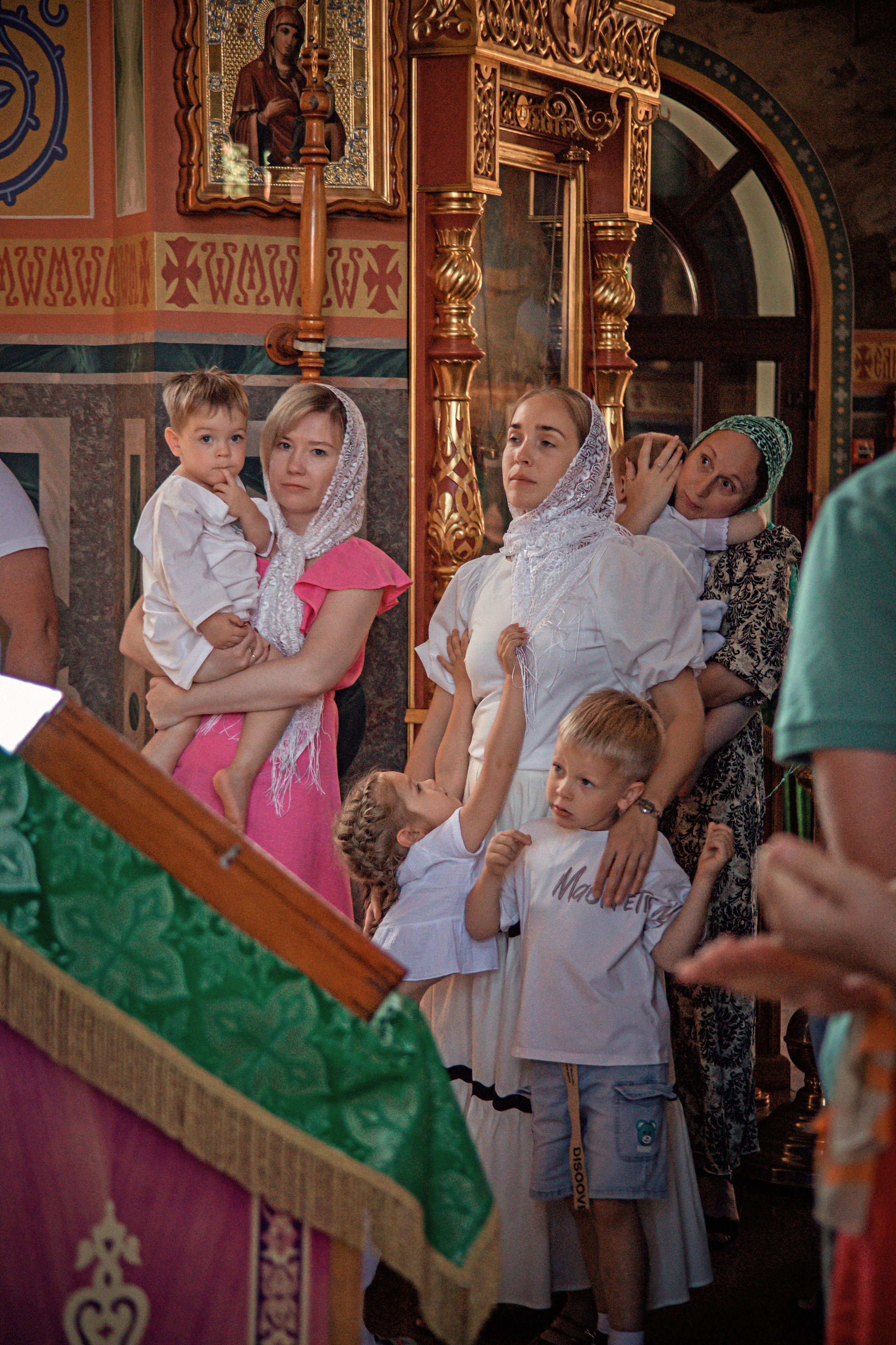 Общее крещение. Семейный и детский фотограф в Москве Ольга Кривенцова