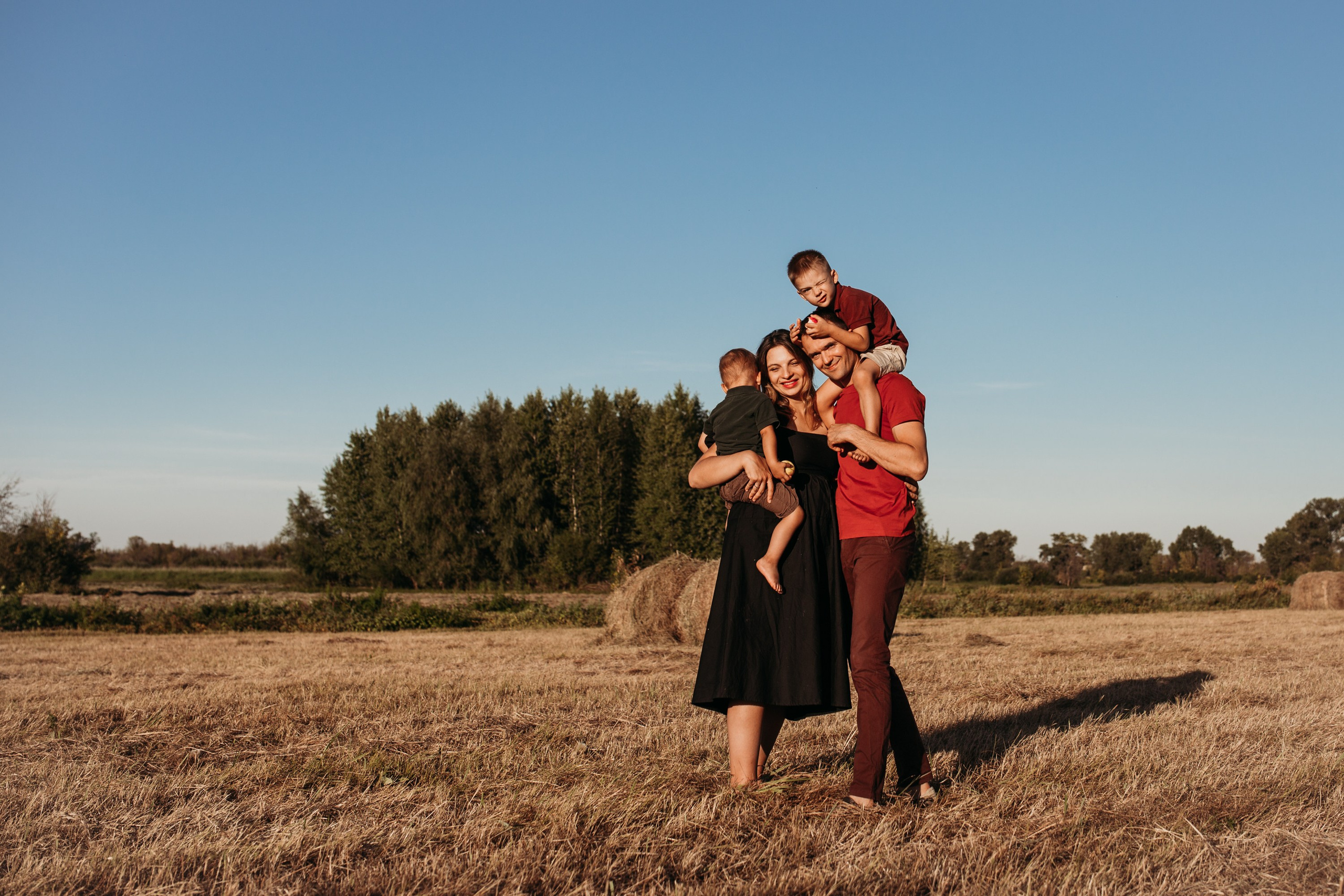 Саша, Аня, Данил, Миша. Семейный фотограф в Волгограде Надежда Головко