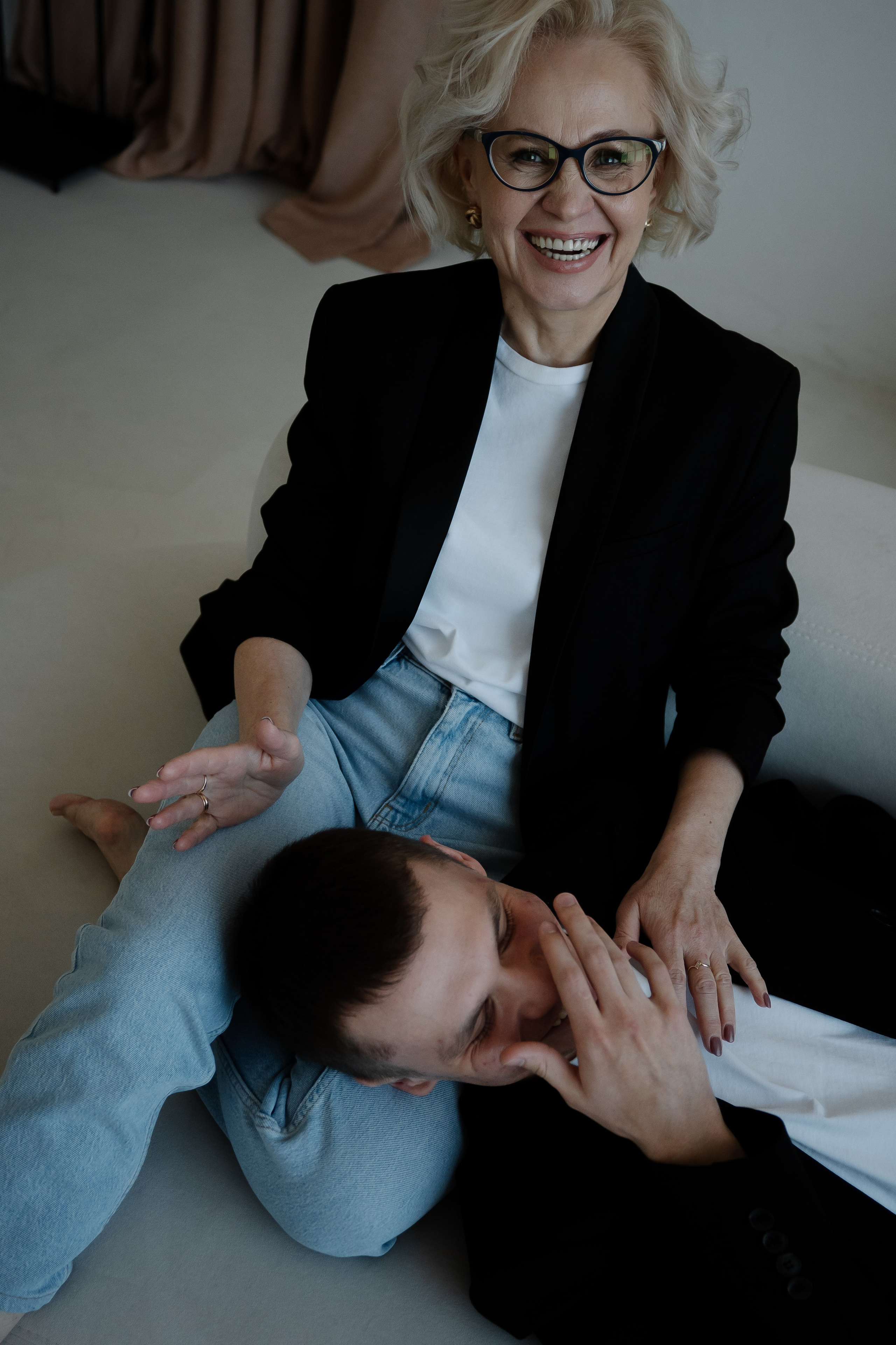 Мама и сын. Портретный фотограф Ксения Люндовская