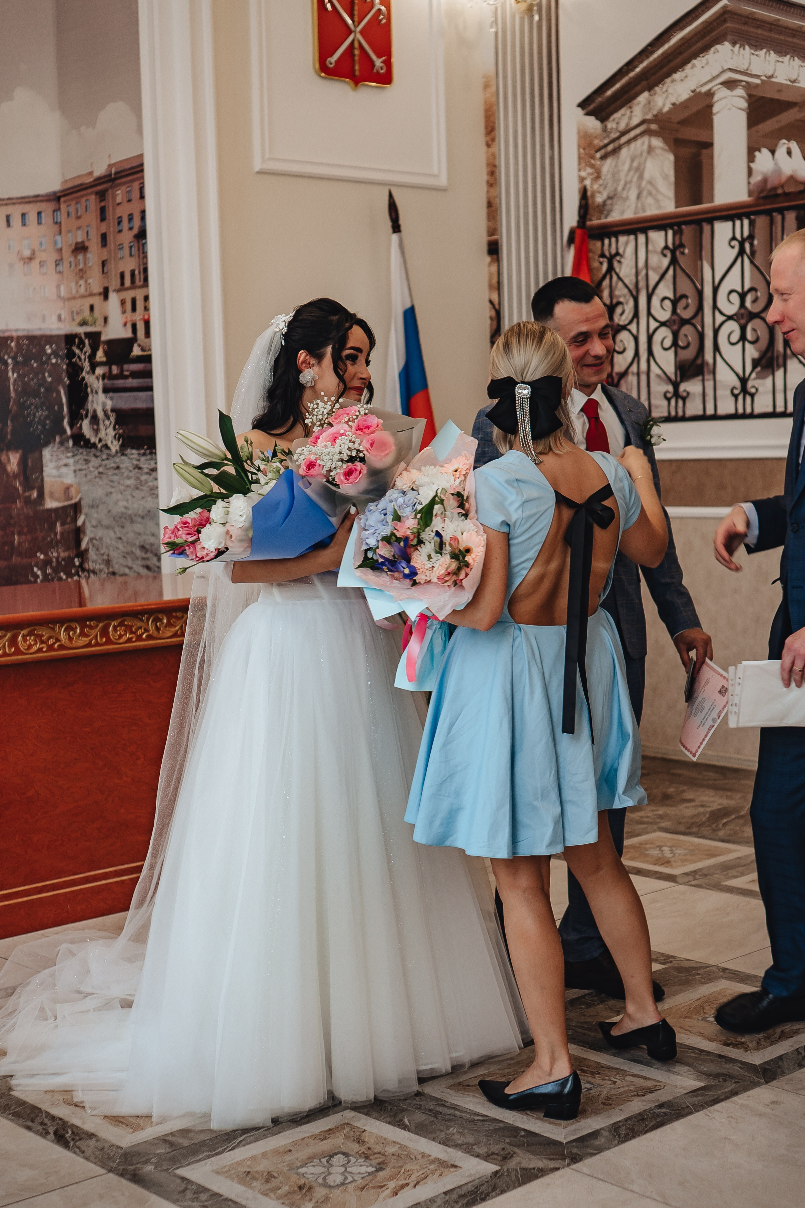 СВАДЕБНАЯ СЬЕМКА В ЗАГСЕ НА МОСКОВСКОМ ПРОСПЕКТЕ. Профессиональный фотограф, Санкт-Петербург — Виктория Богомолова