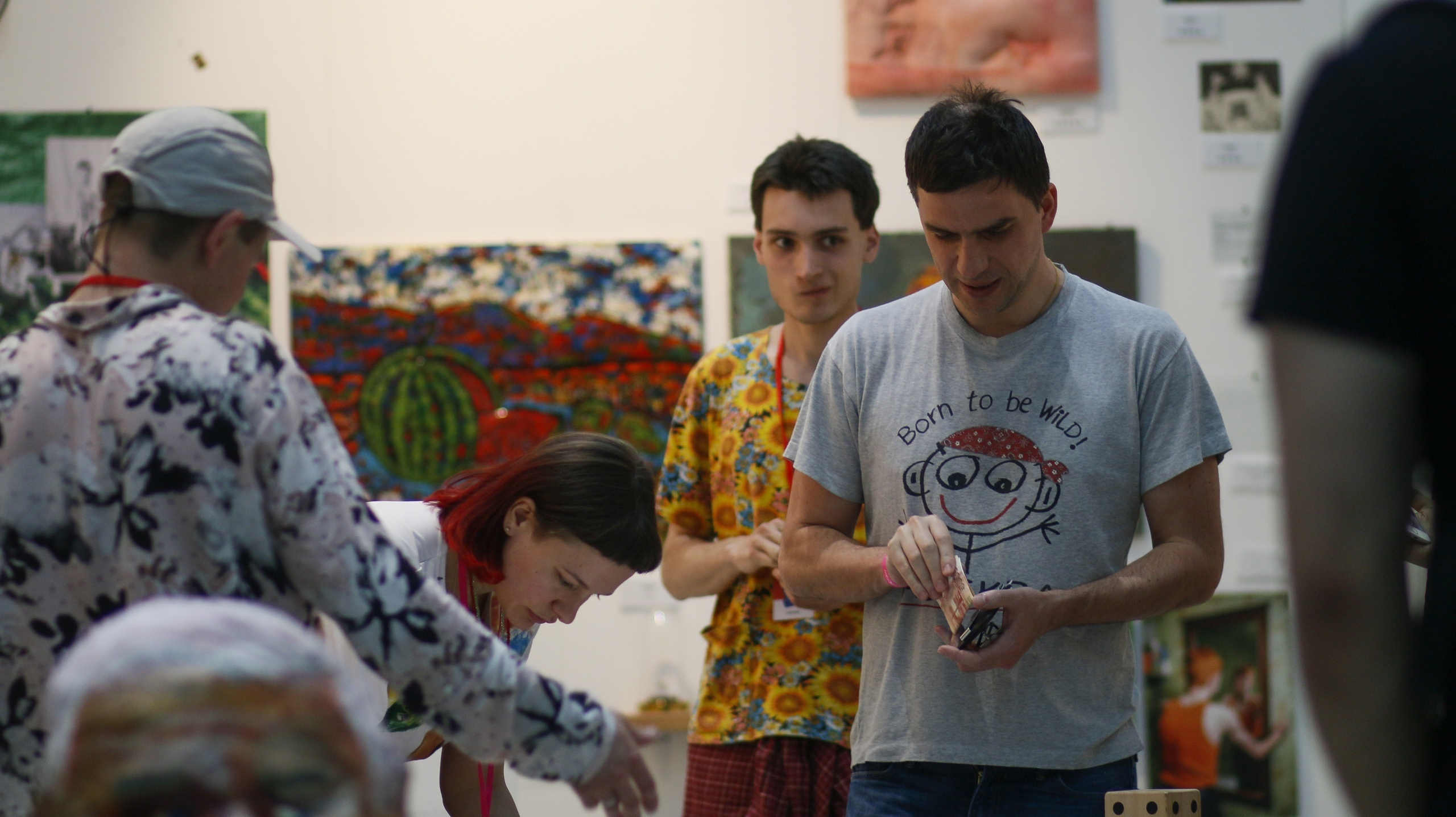 Акцион DA!Moscow. Акцион Кости - это игра на произведения искусства