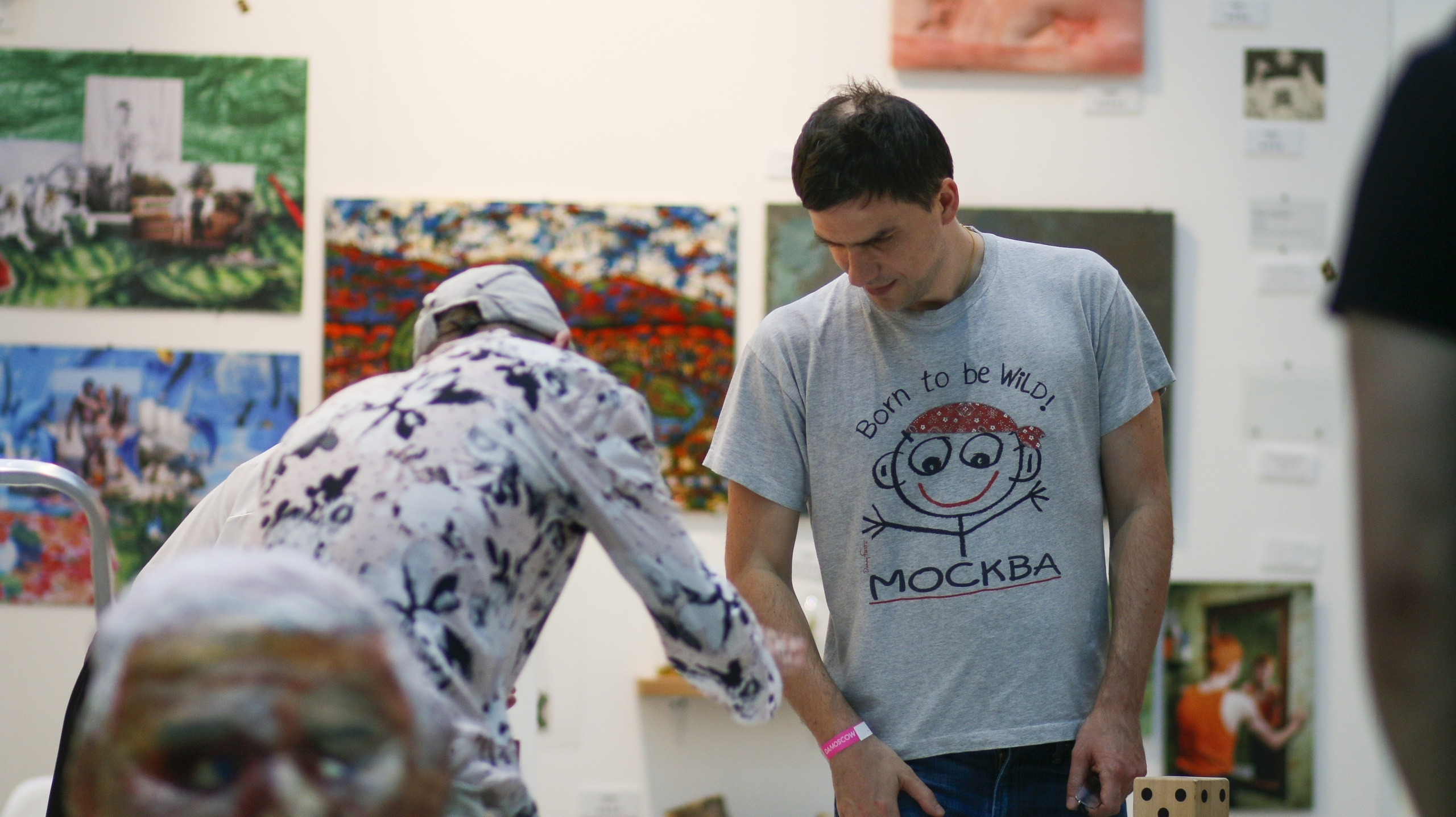 Акцион DA!Moscow. Акцион Кости - это игра на произведения искусства