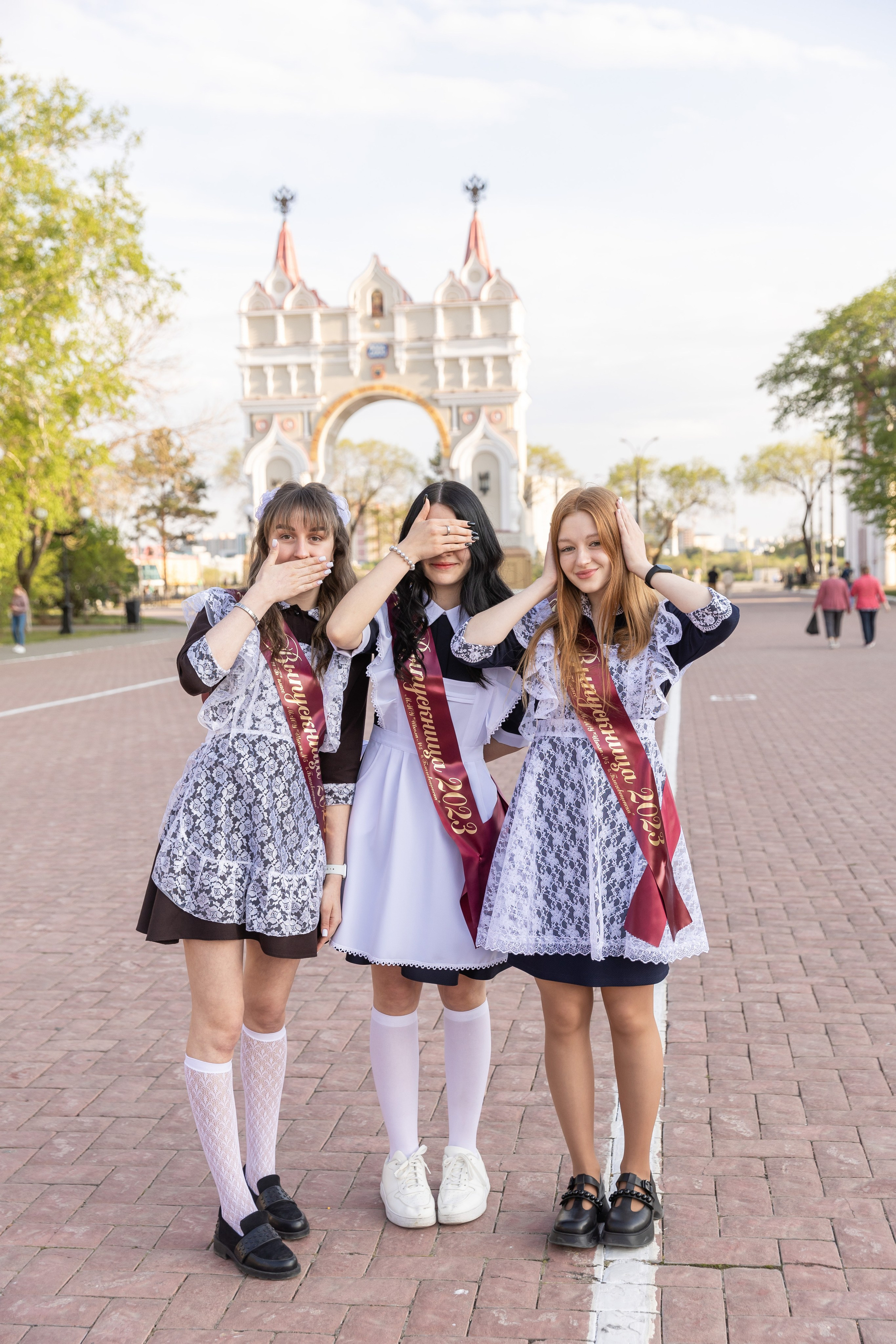 Выездная съёмка «Последний звонок». Семейный, детский, школьный фотограф в Благовещенске Яна Белоусова