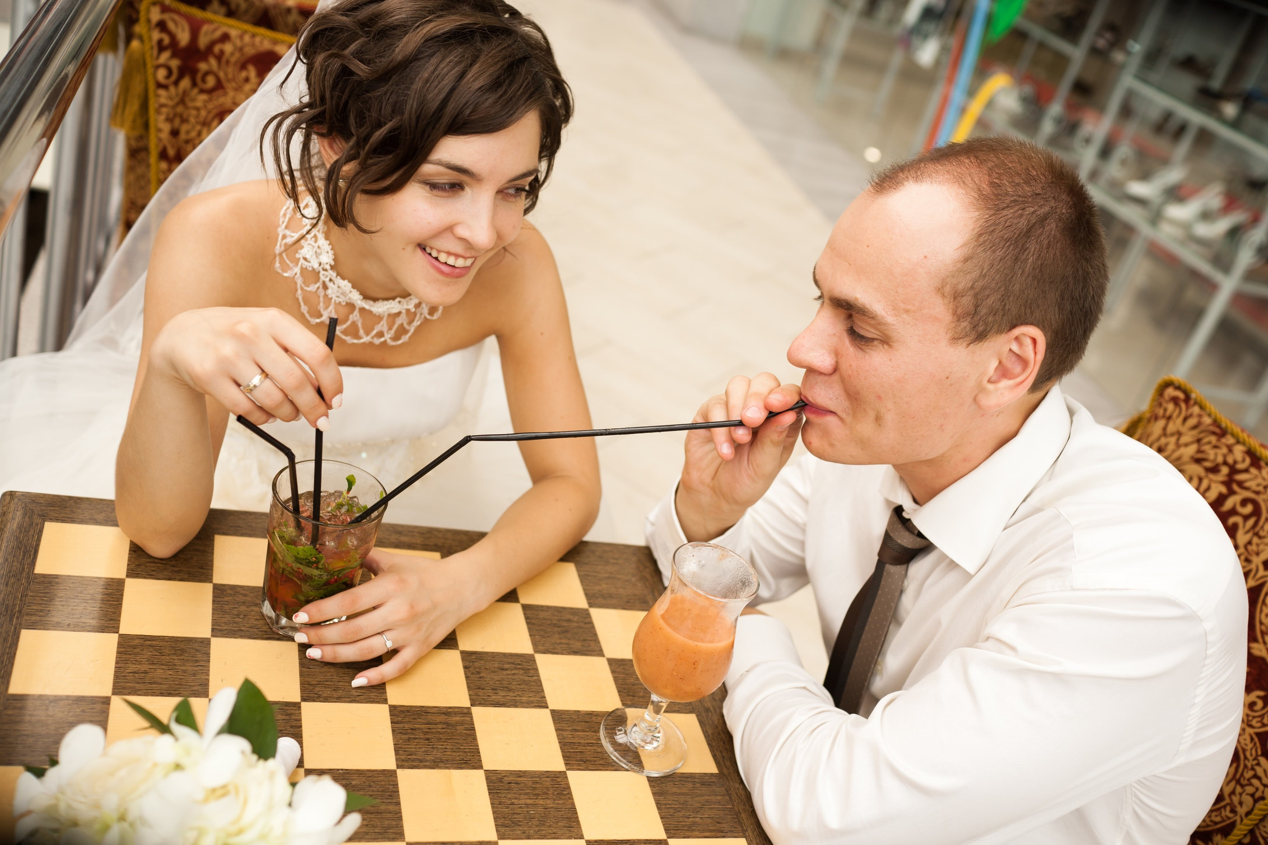 Свадебная съемка в тумане. Фотографы в Москве Светлана Устинова и Сергей Грачев