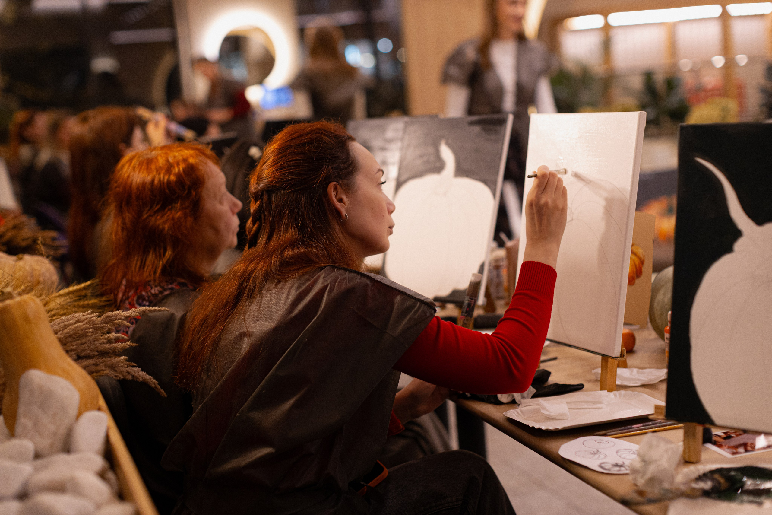 МК Тыква в кафе Здрасте. Анастасия Ракчеева Художник