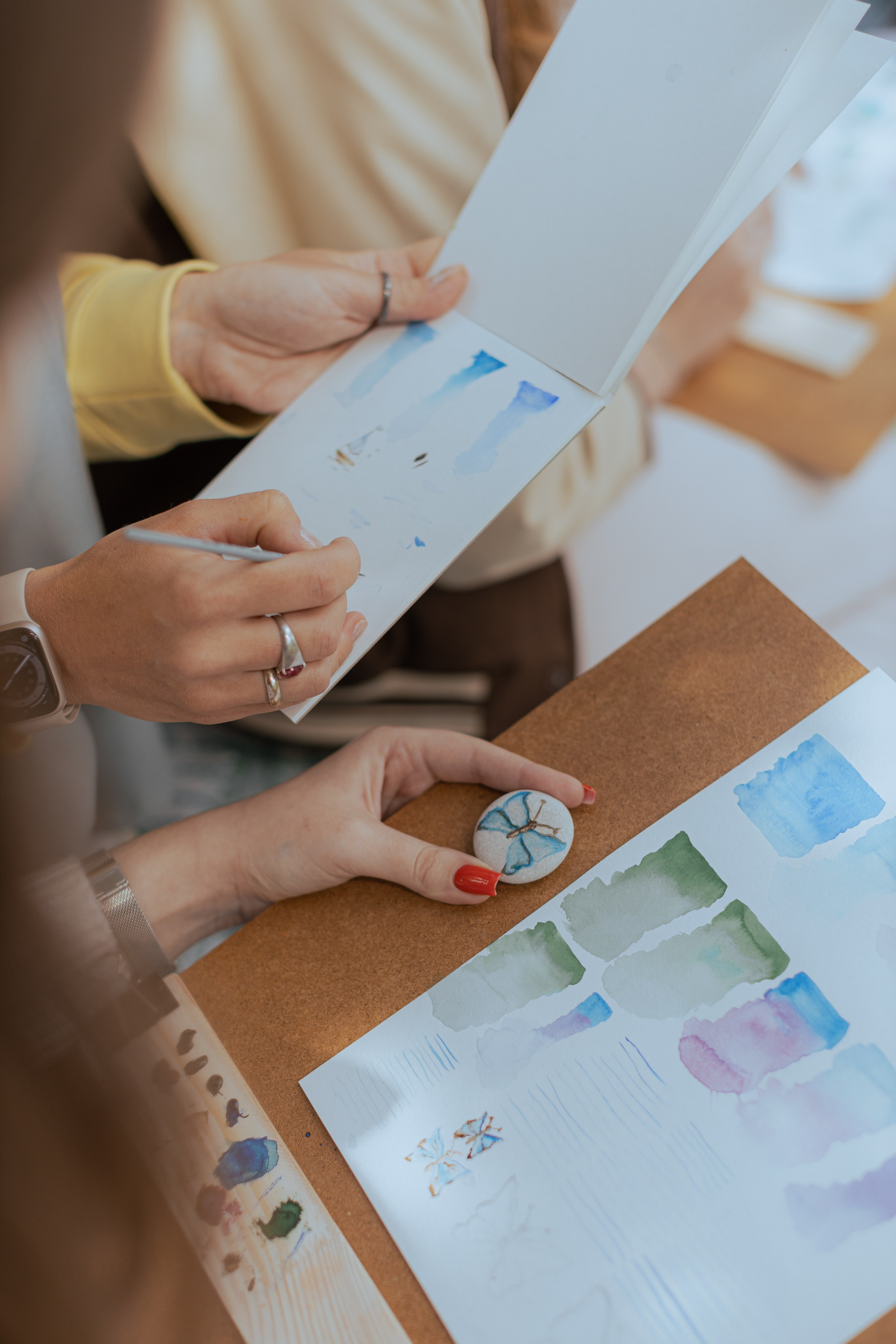 Мк Акварель (рисунки на камнях). Анастасия Ракчеева Художник