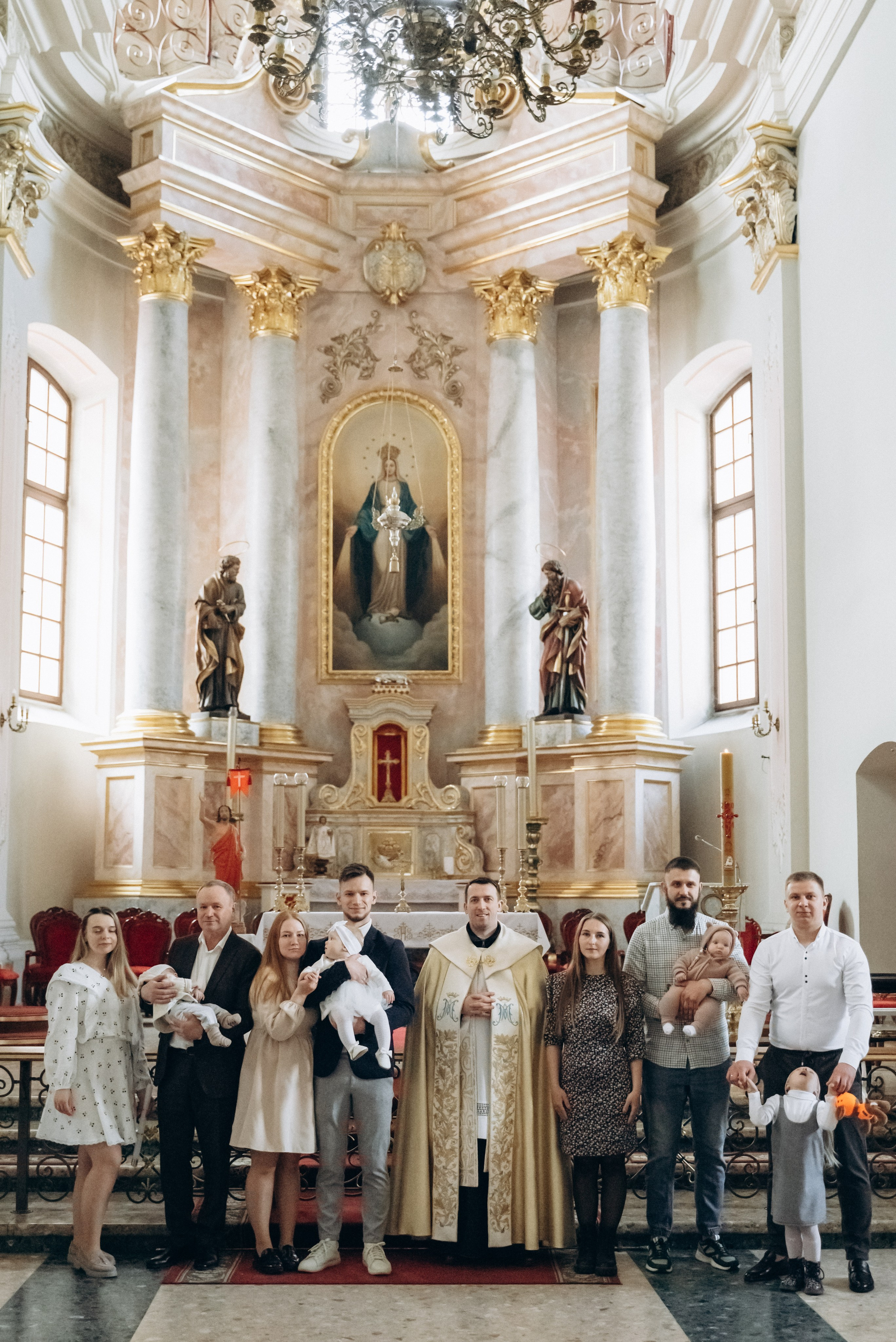 Крещение Ульяны (Белый костёл). Семейный фотограф в Минске Дарья Дреко