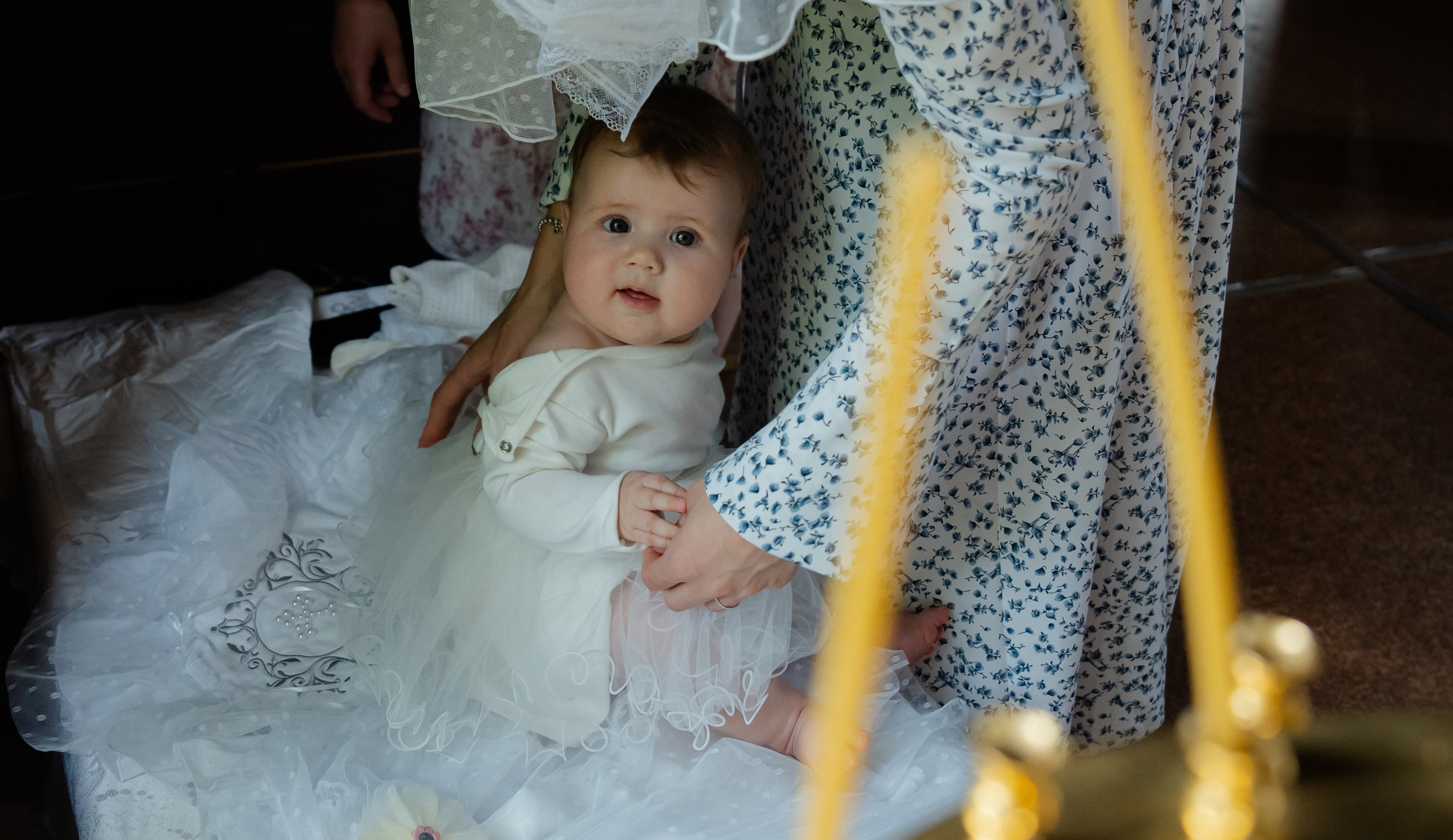 Таинство Крещения Евгении. Крамер Юлиана детский и семейный фотограф