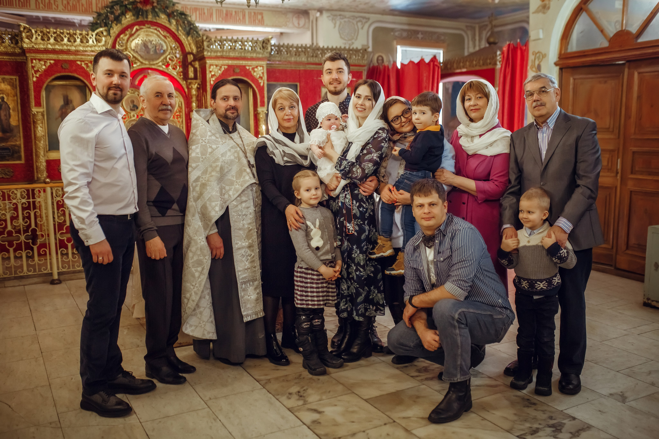 Крещение Валерии. Фотограф на Крещение, семейный фотограф в Москве