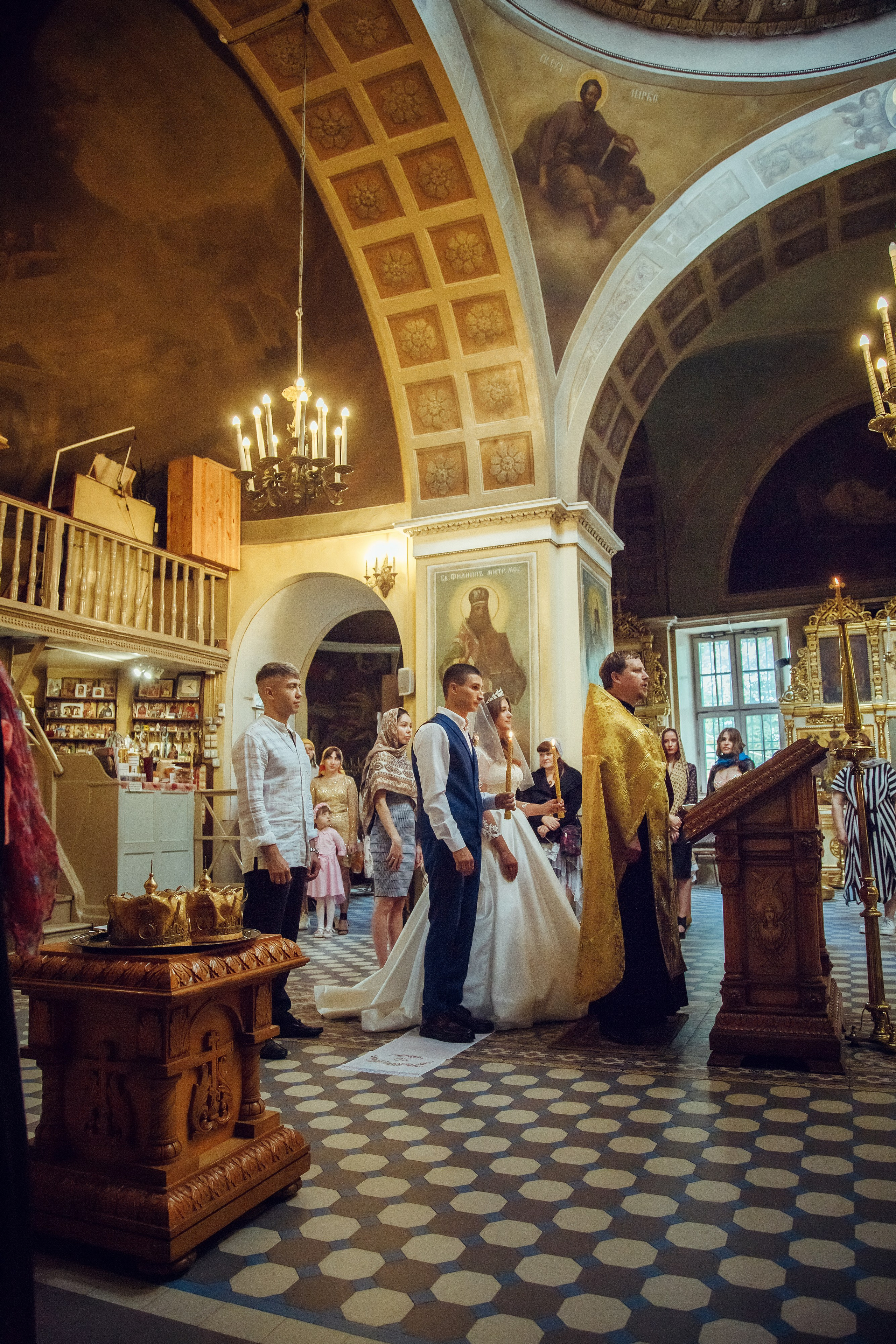 Венчание Яны и Артема. Фотограф на Крещение, семейный фотограф в Москве