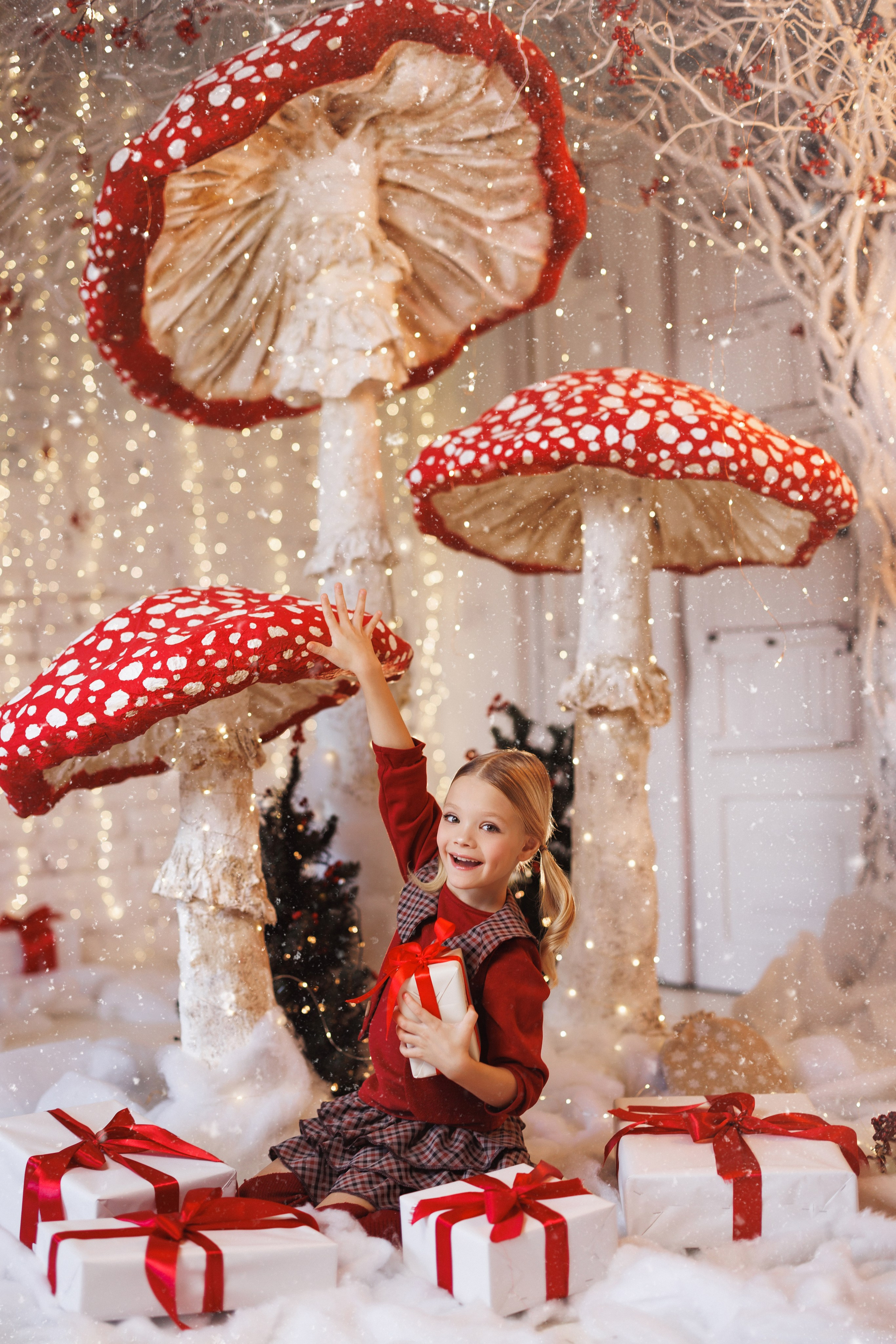 Детская новогодняя фотосессия в фотостудии «Alice», город Краснодар. Семейный и детский фотограф в Краснодаре Анна Трашкова