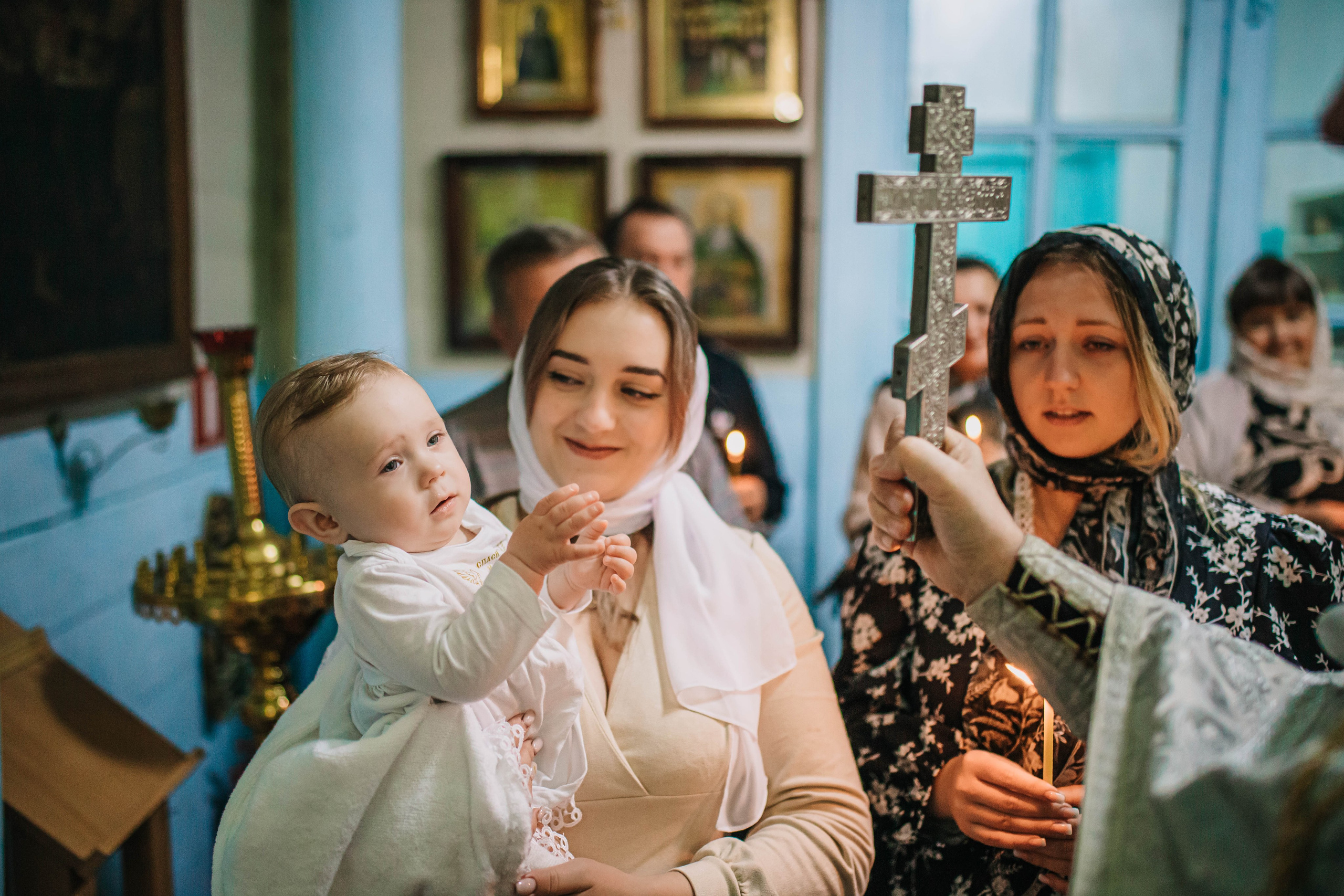 Крещение Варвары. Фотограф Дарья Маташкова