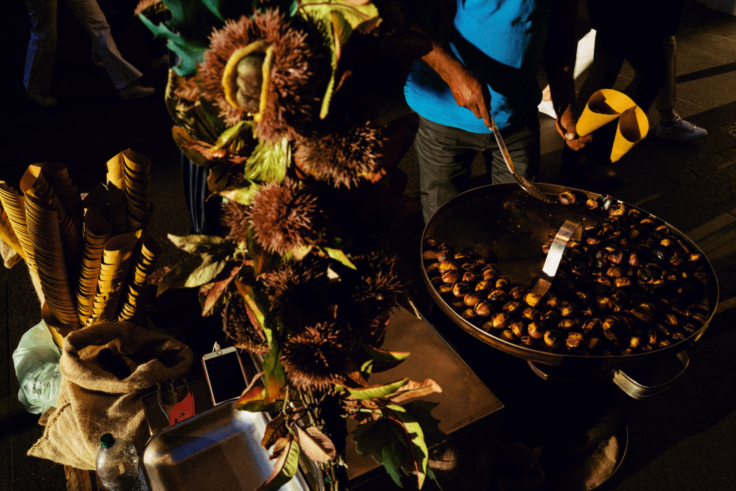 Продавец каштанов, Рим