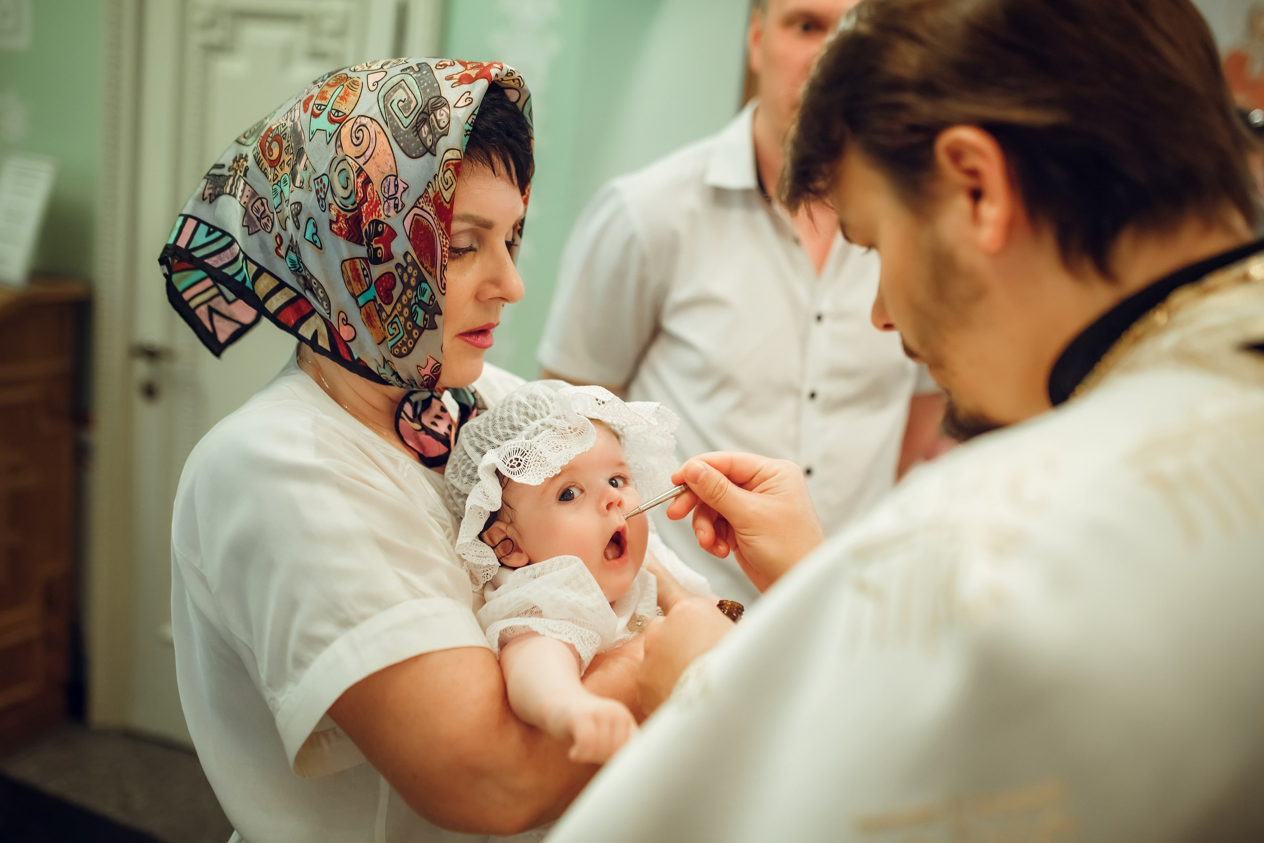 Крещение Виолетты. Фотограф на Крещение, семейный фотограф в Москве
