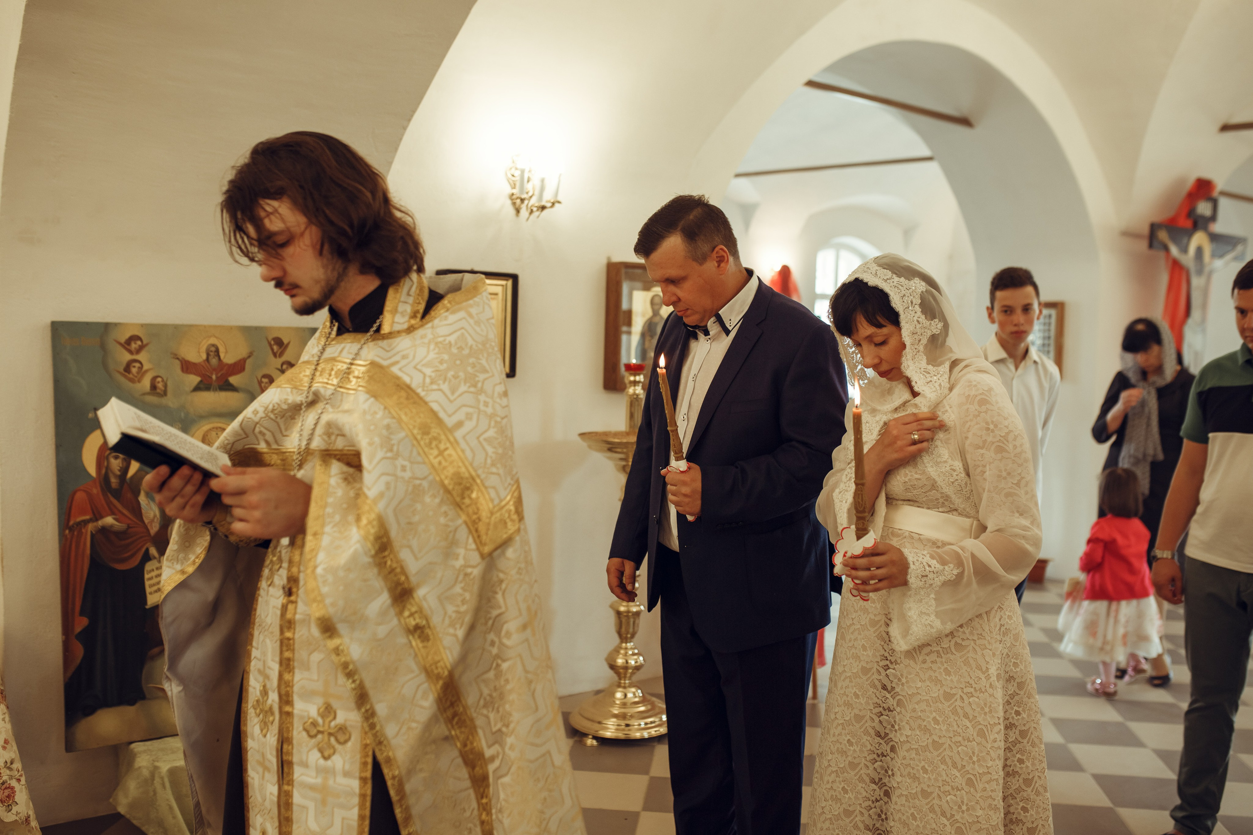 Венчание Оксаны и Дениса. Фотограф на Крещение, семейный фотограф в Москве