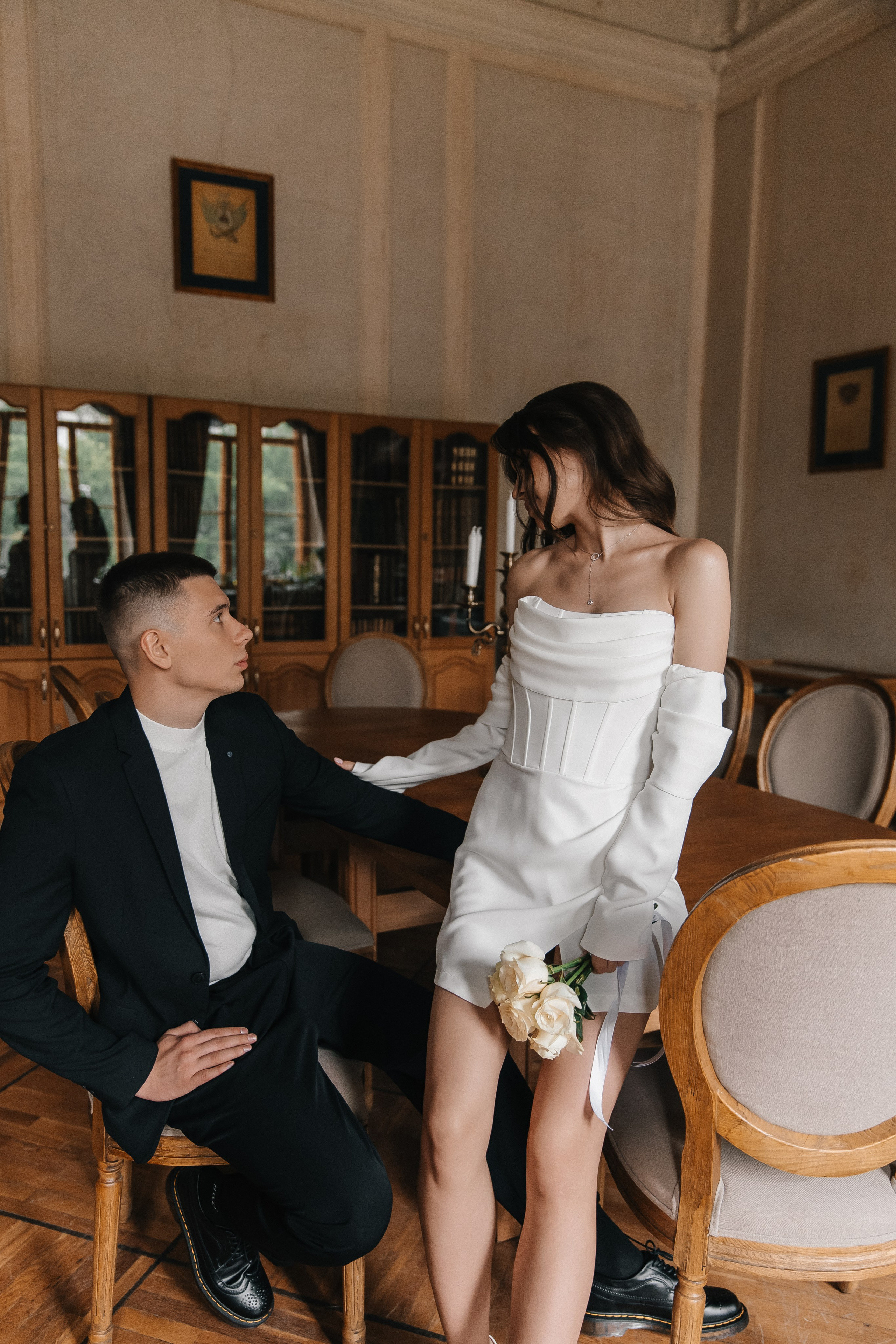 Свадебная фотосессия в Библиотеке-читальне им. А. С. Пушкина. Фотограф и видеограф Анна Домашенко