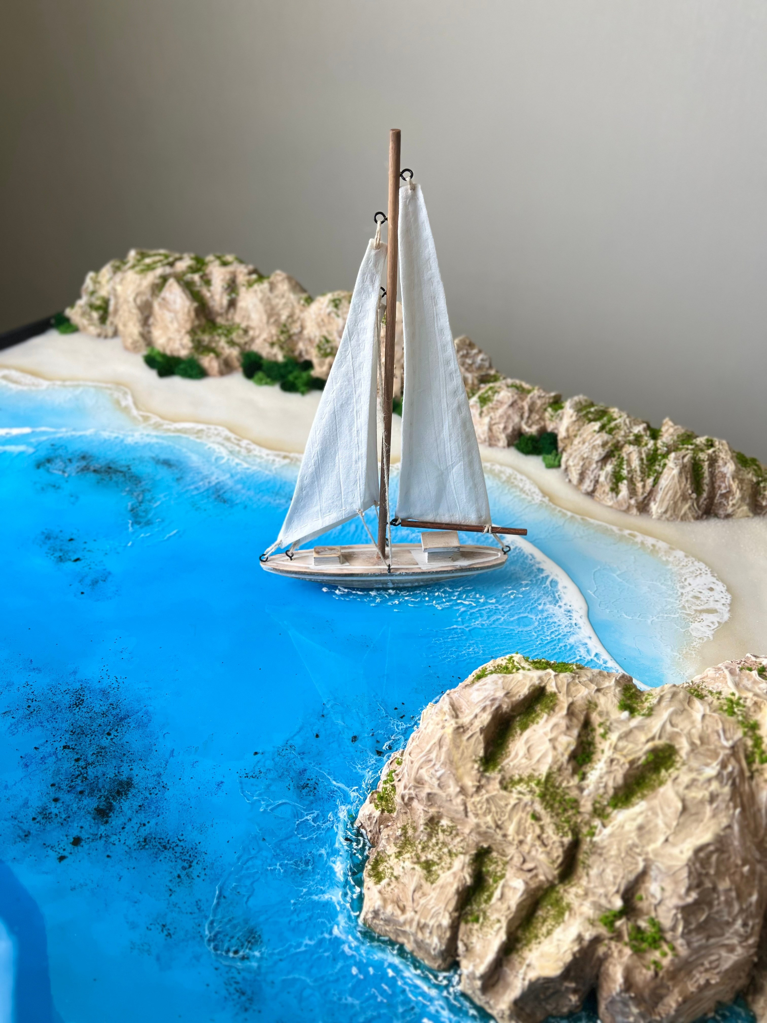 Эпоксидная смола. Seatales — эпоксидная смола и спиртовые чернила