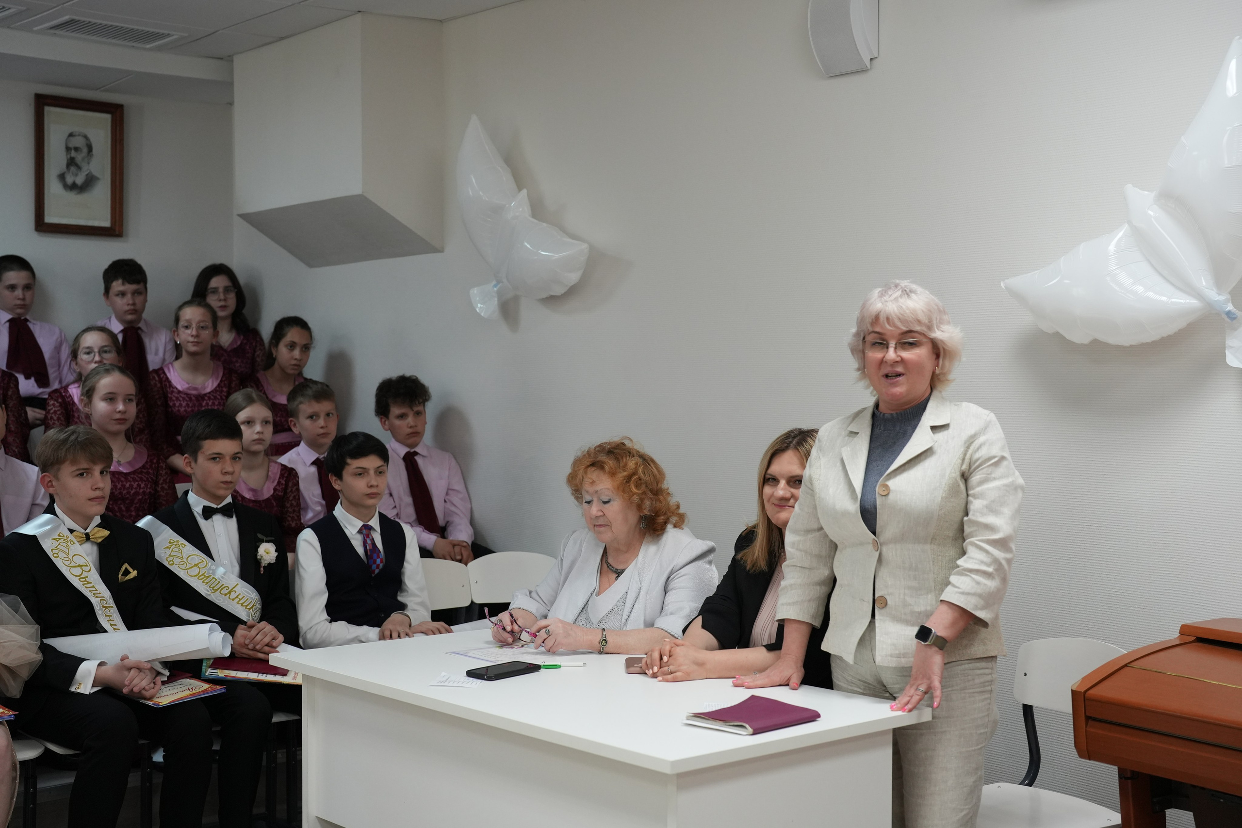 Выпускной в музыкально-хоровой школе г. Москвы № 106. Семейный и детский фотограф в Москве Оксана Чибизова