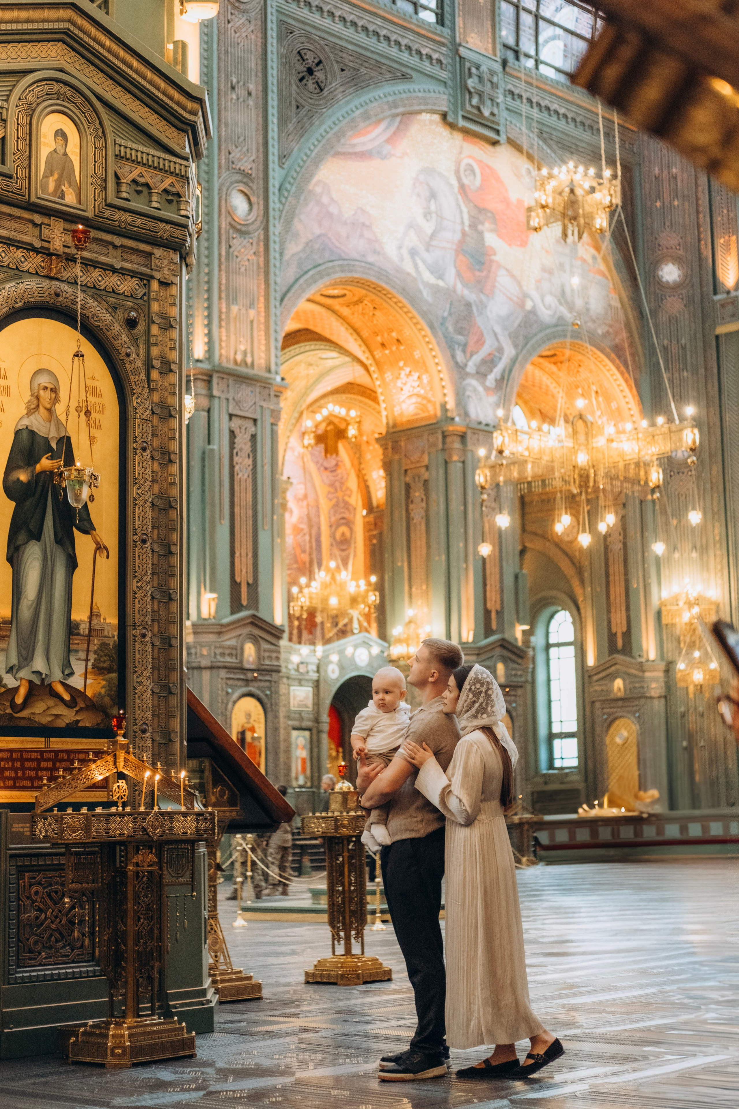 Крещение в Храме Вооруженных сил. Главная