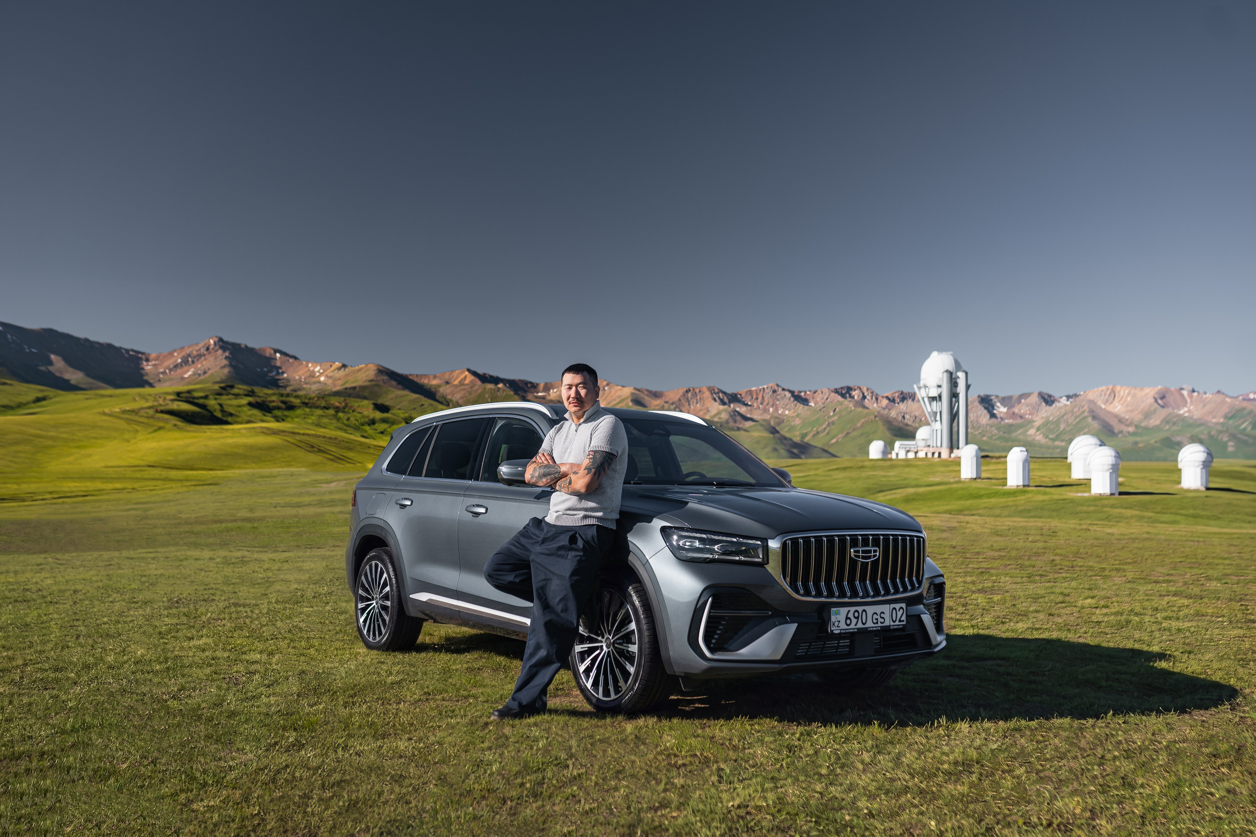 Geely Monjaro x Kana Beisekeyev. Чен Станислав | Автомобильный фотограф | Алматы, Казахстан
