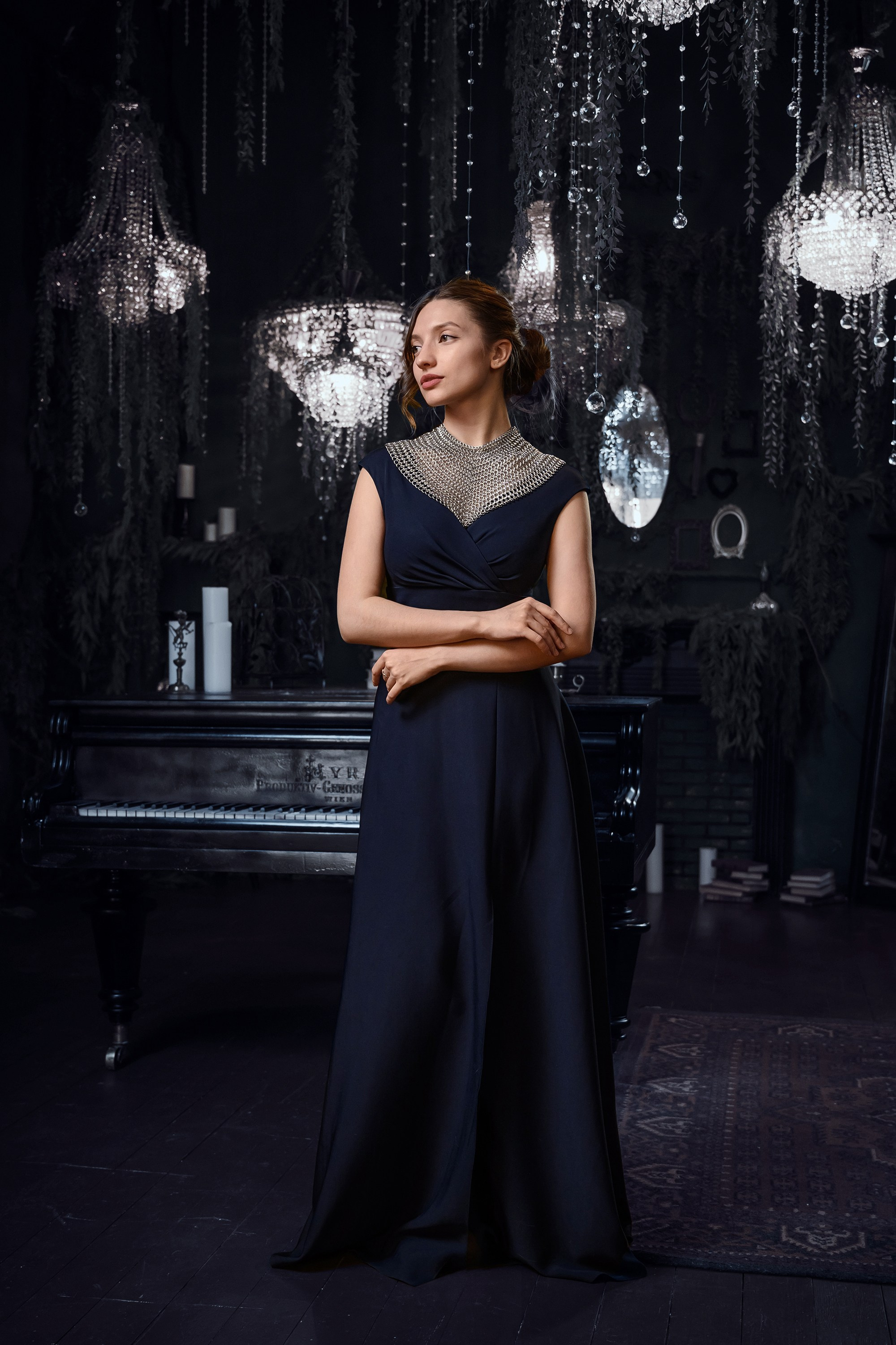 Творческая фотосъёмка кольчужного украшения бренда RenCraft Jewellery