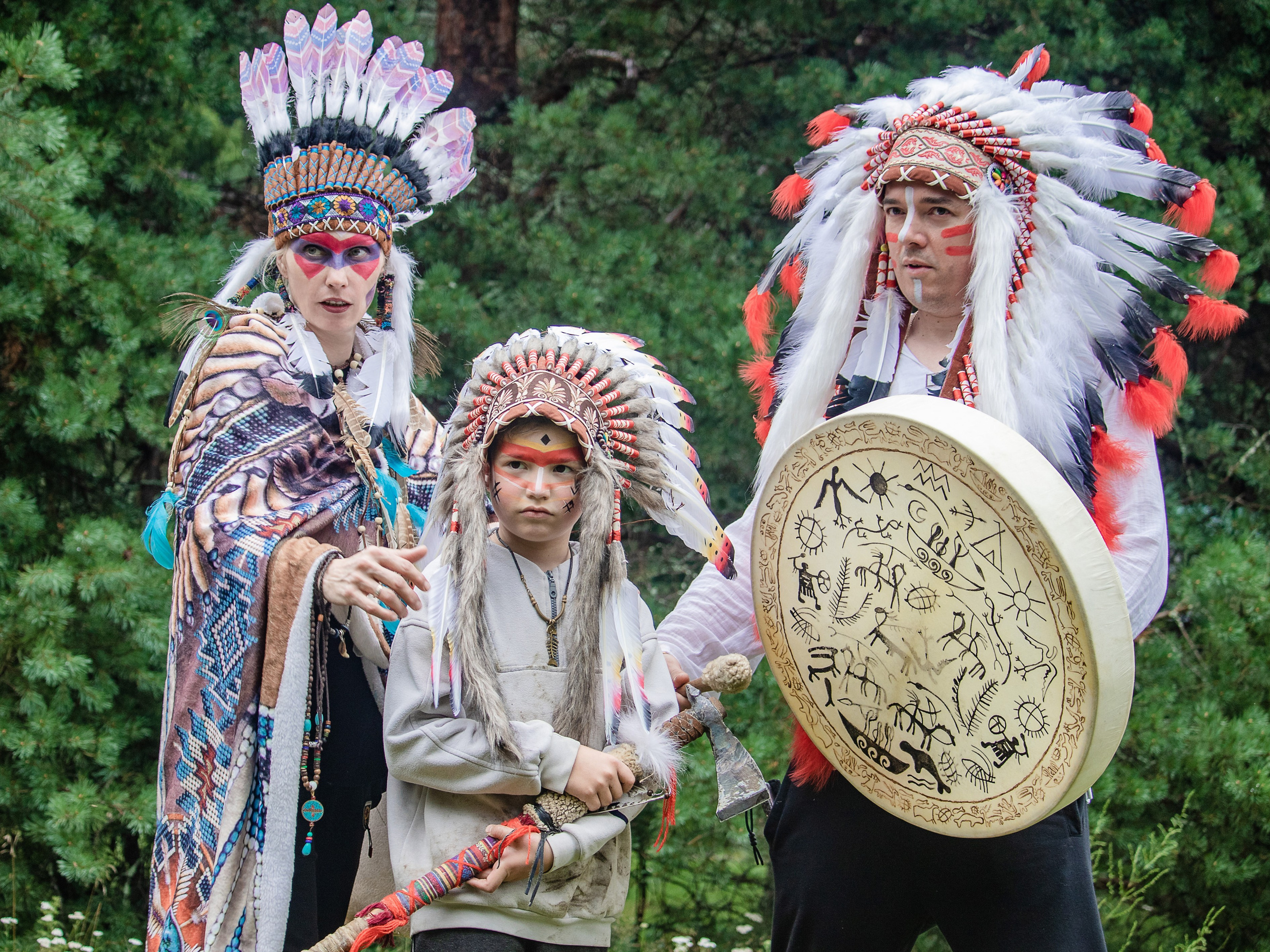 Индейцы фотосессия