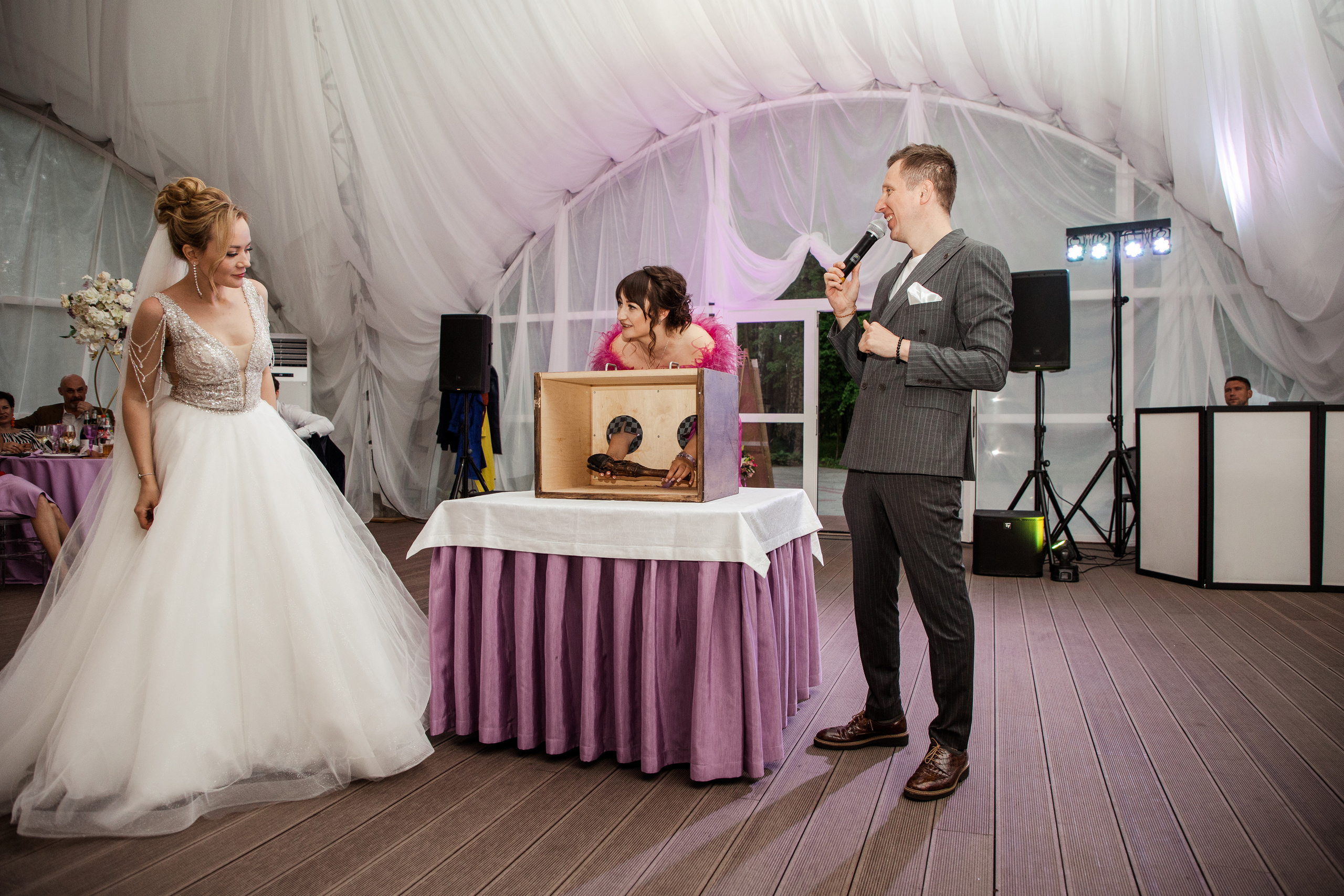 Ольга и Николай. Ведущий на свадьбу в Москве Зубков Алексей