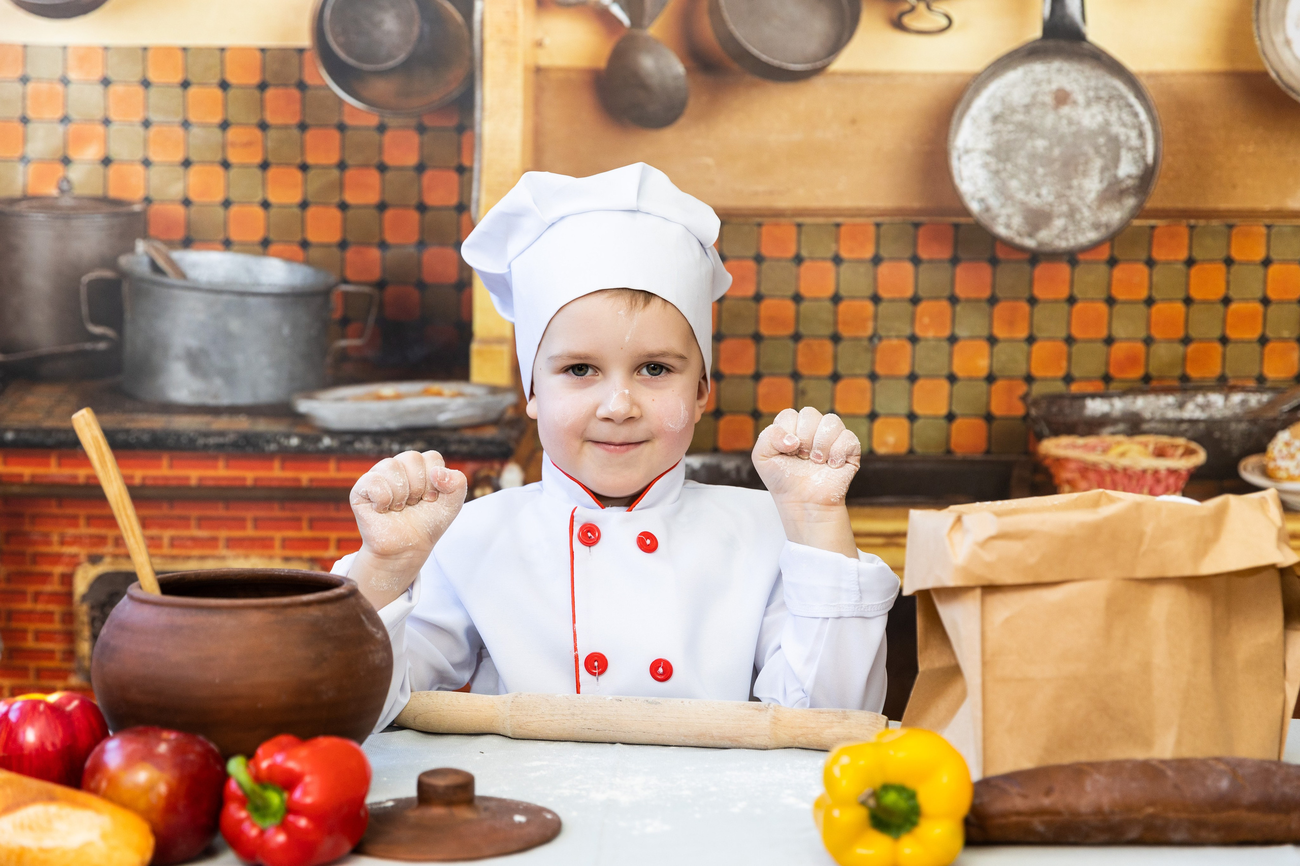 Тематическая «Поварята». Семейный, детский, школьный фотограф в Благовещенске Яна Белоусова