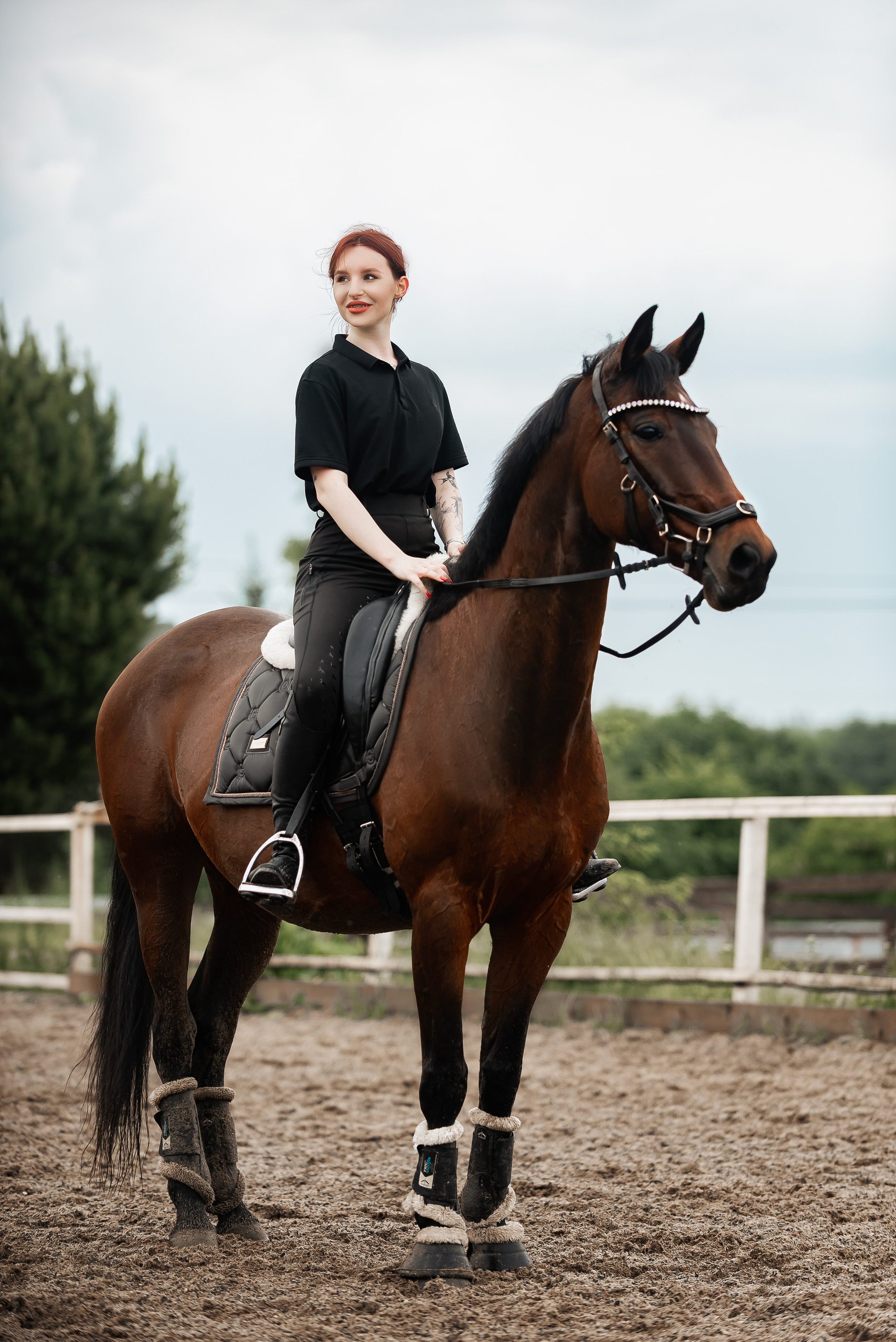 Ольга и Шерави. Куракина Дарья • Конный фотограф