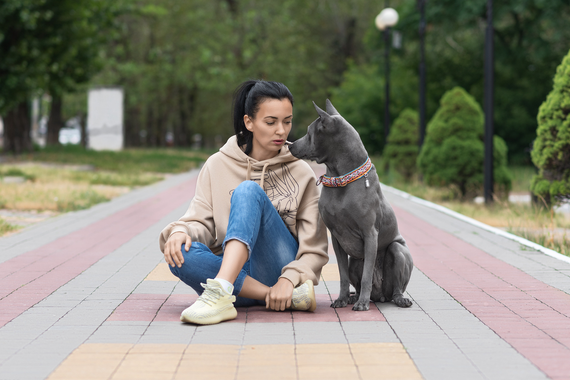 Татьяна и Юна. Фотограф-анималист Крутиков Евгений