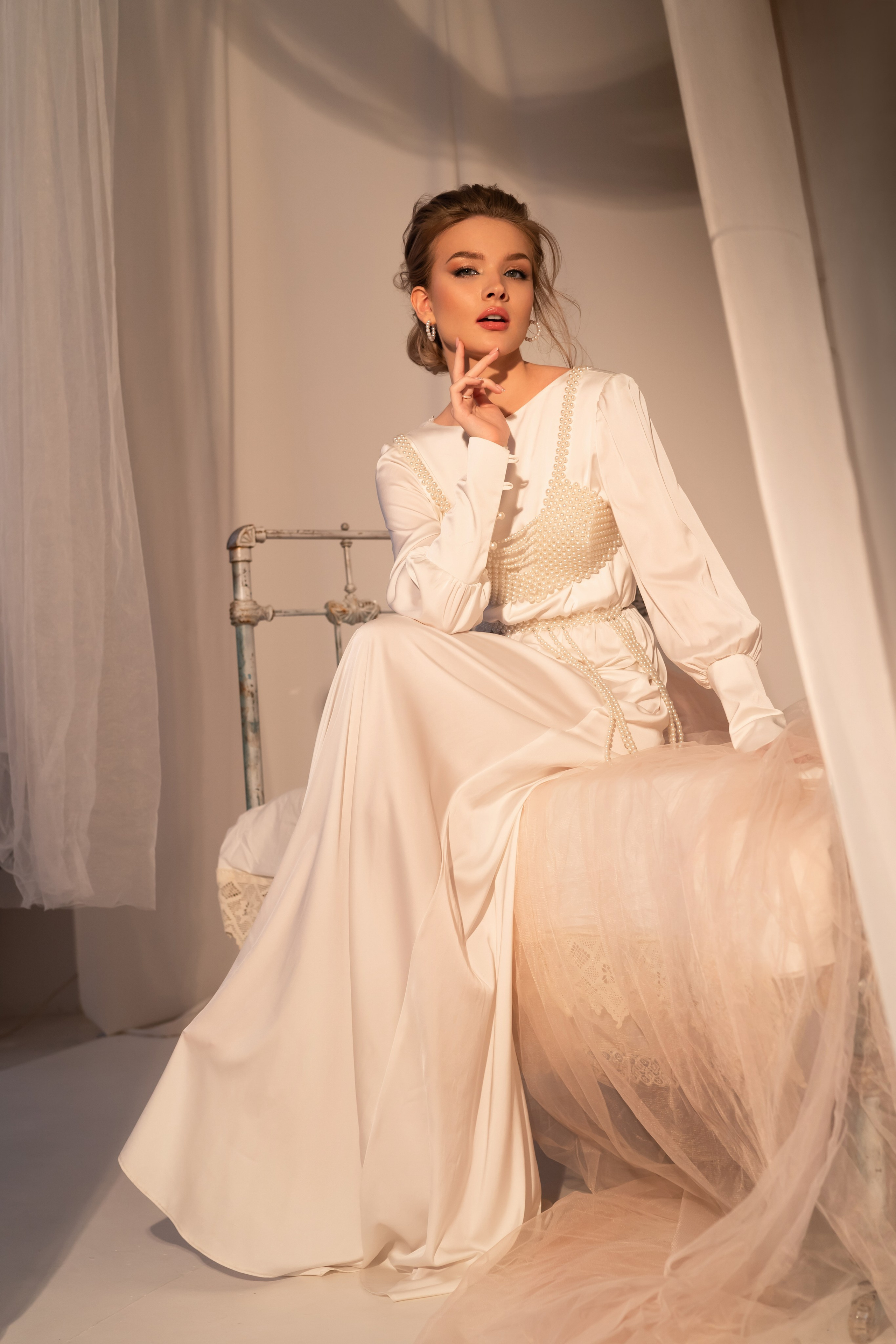 утро невесты нежное фото из студии томск