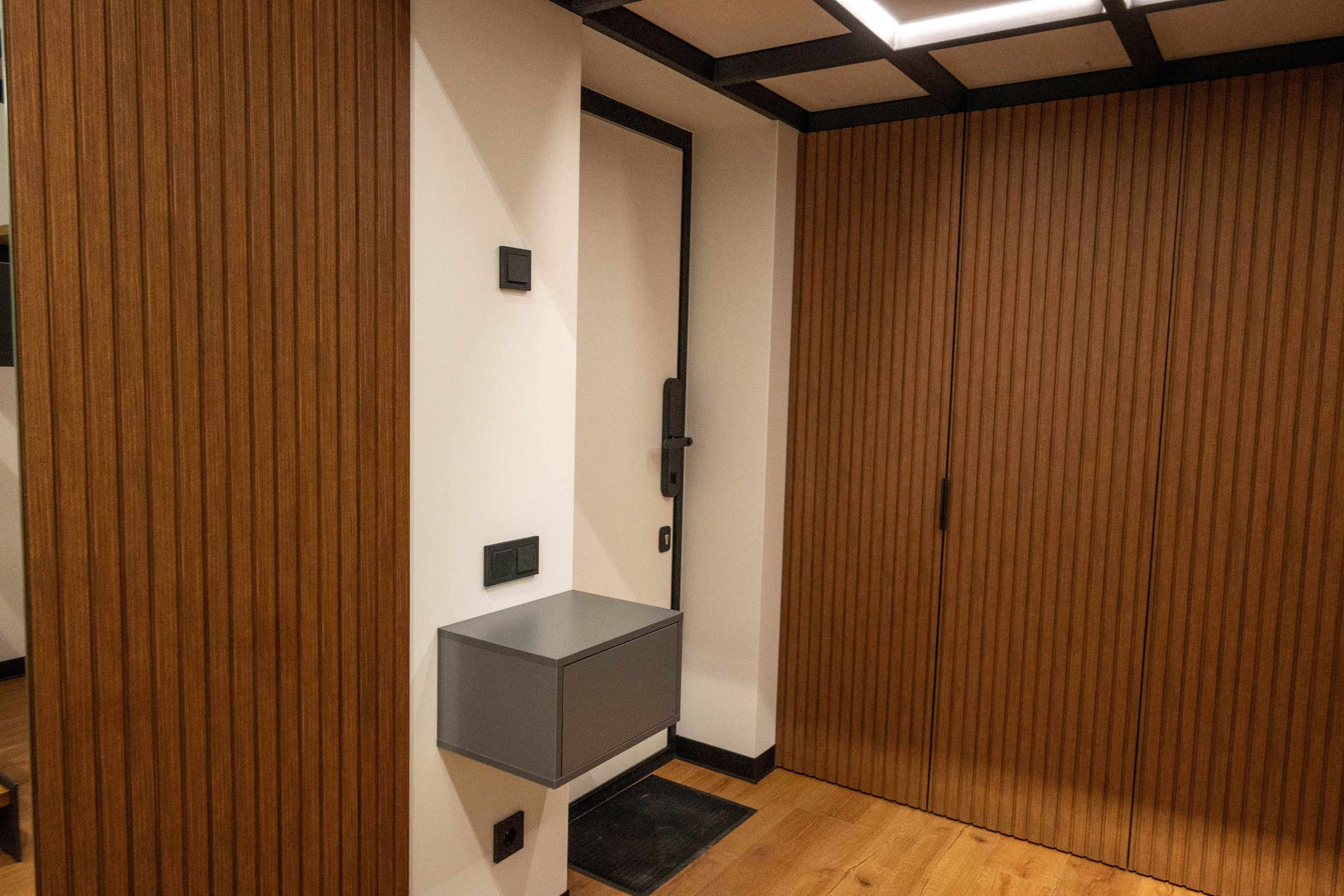 The apartment is on two levels. Fotograf Dmitrii Donets