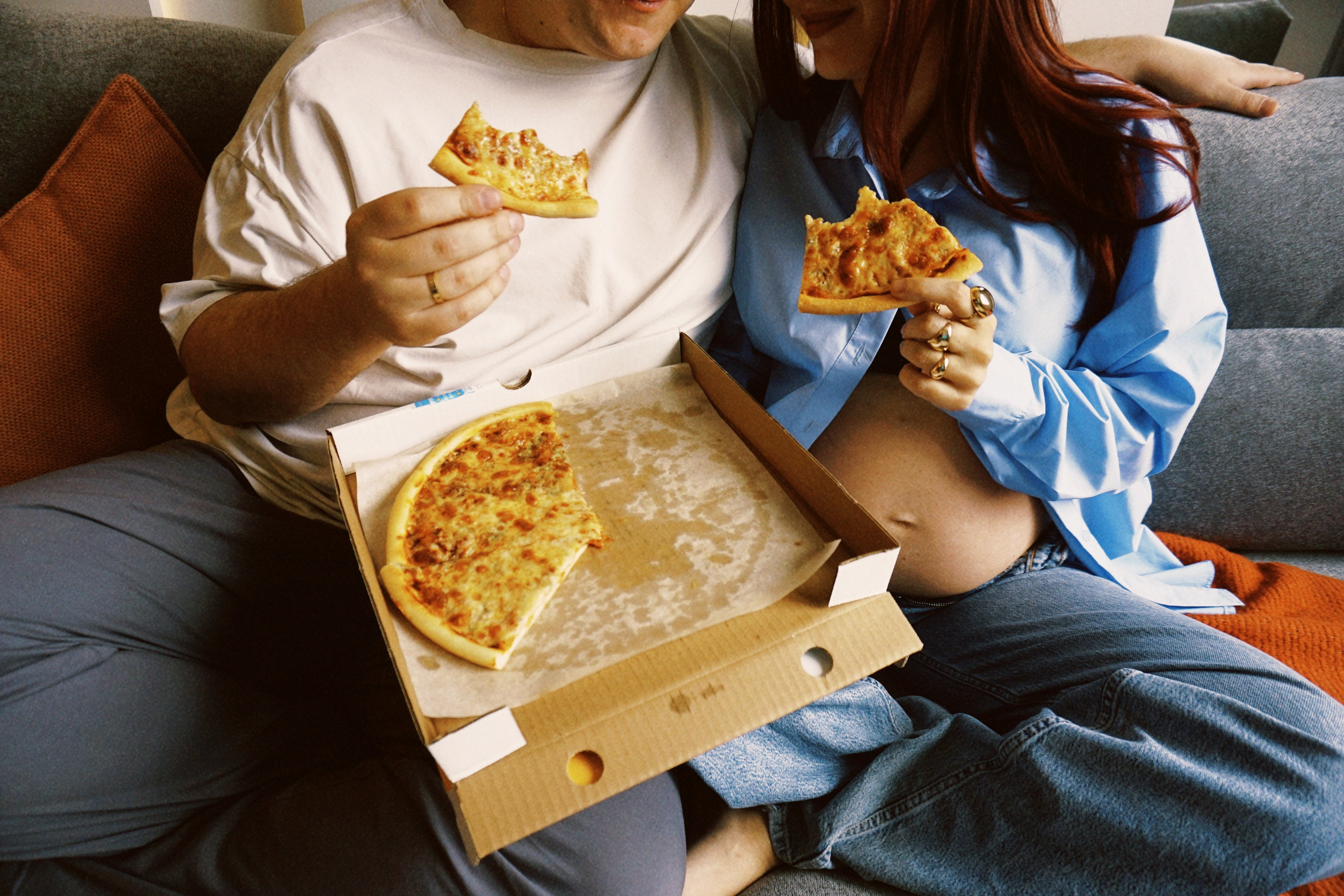 Беременность домашняя съемка. Фотограф Москва — Полина Робин