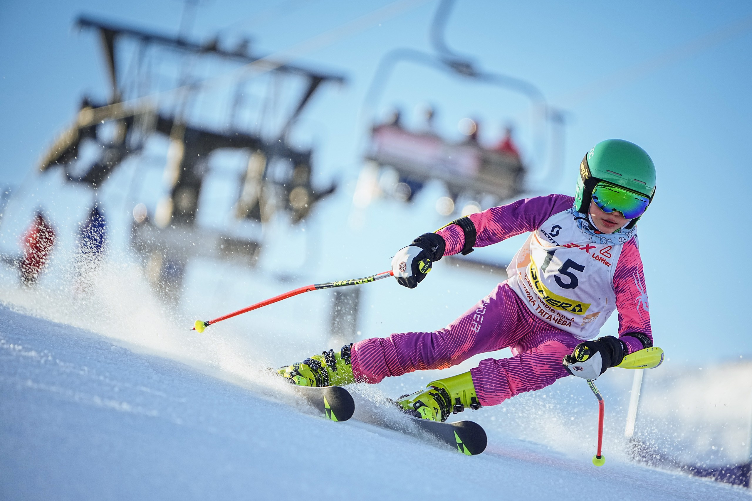Первенство Дмитровского городского округа по горнолыжному спорту «Памяти А. Жирова» GS U10, U12. Фотограф Студитский Евгений