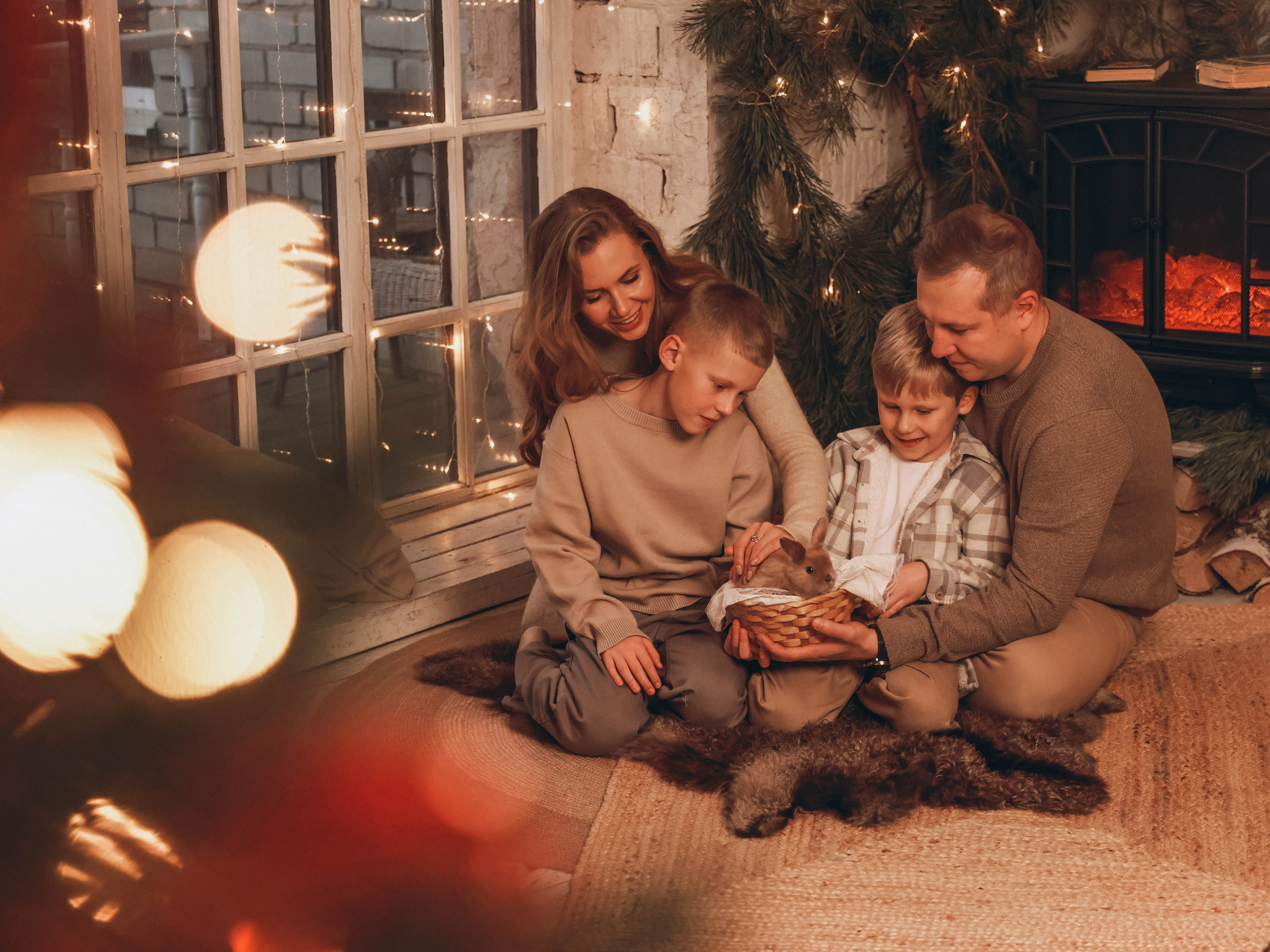 Вечерная семейная новогодняя. Мультифотограф Динара Ахмедзянова