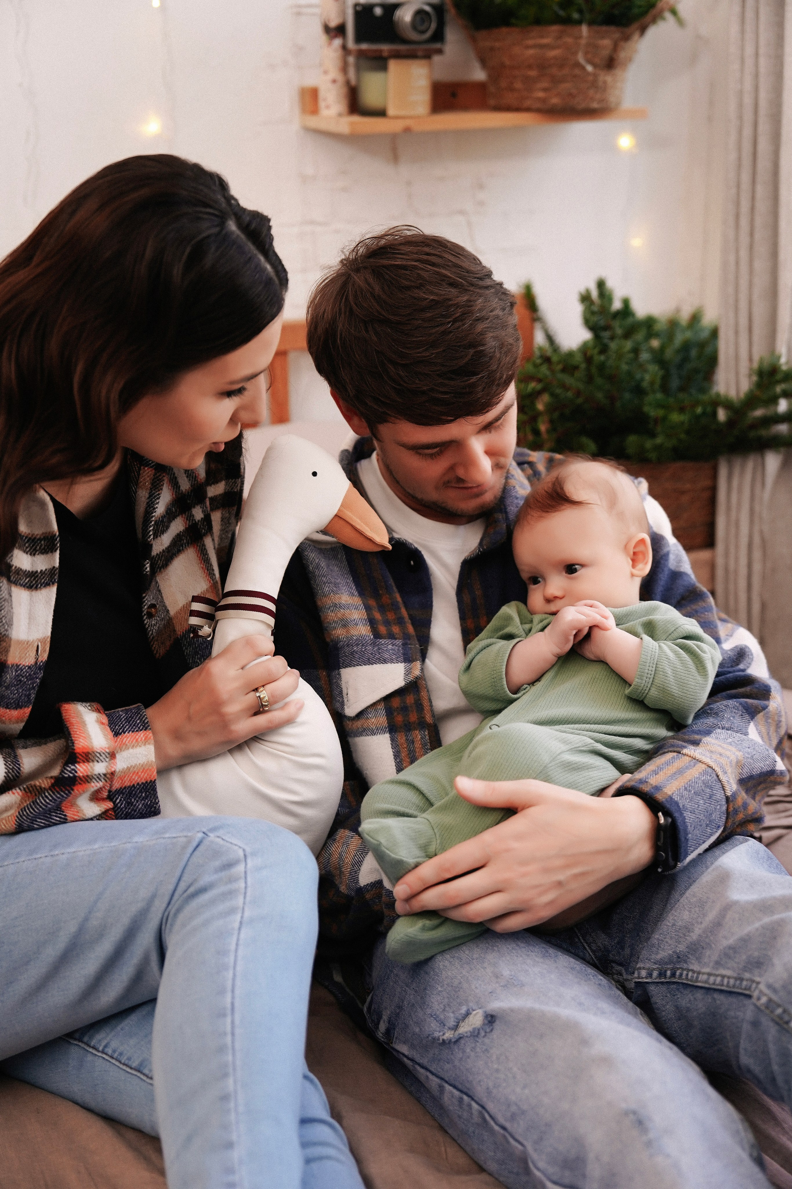 Семейная новогодняя съёмка. Фотограф с психологическим образованием