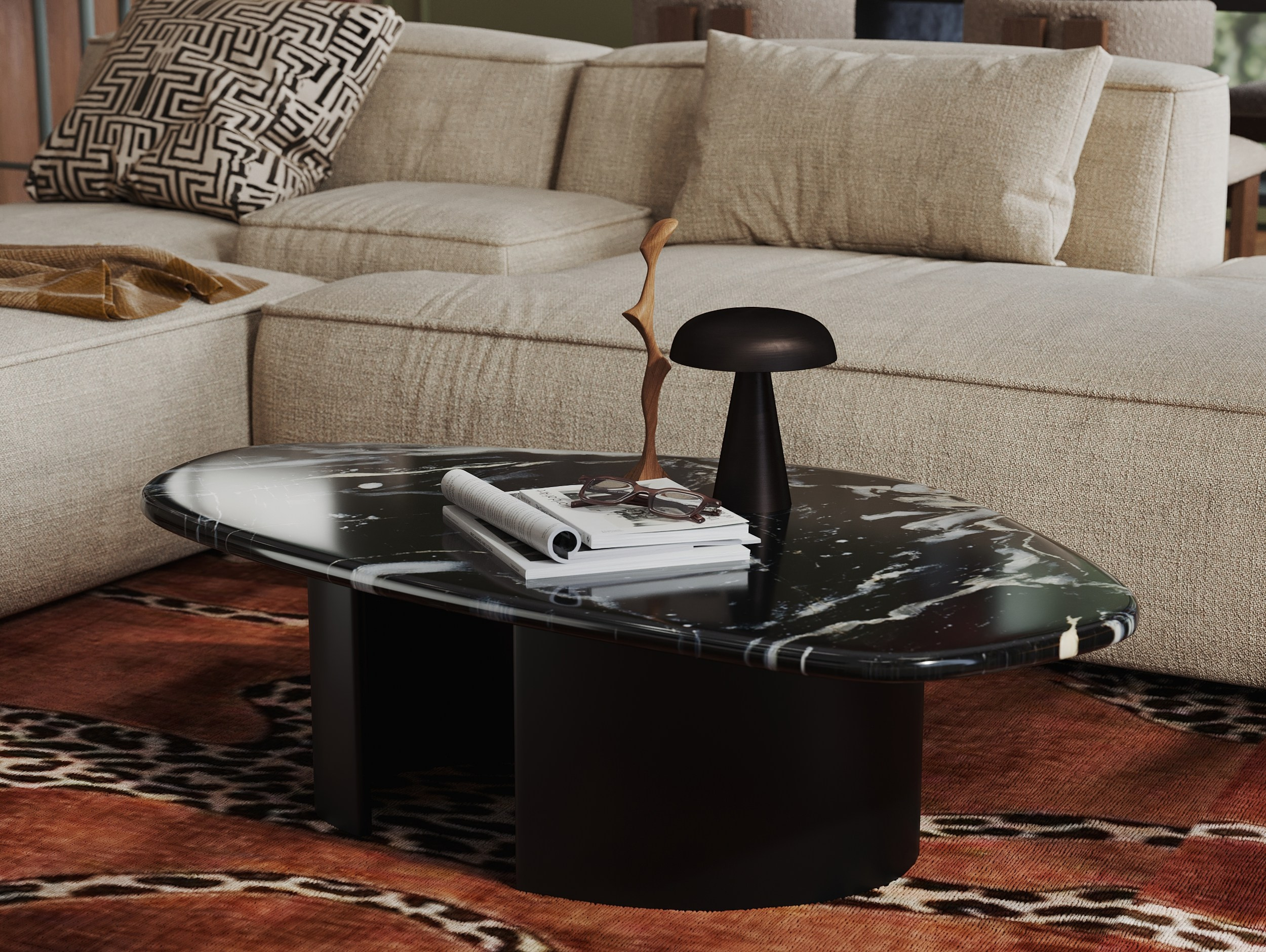 Визуализация кухни-гостиной. Интерьерный 3Д Визуализатор Маргарита Оберемко