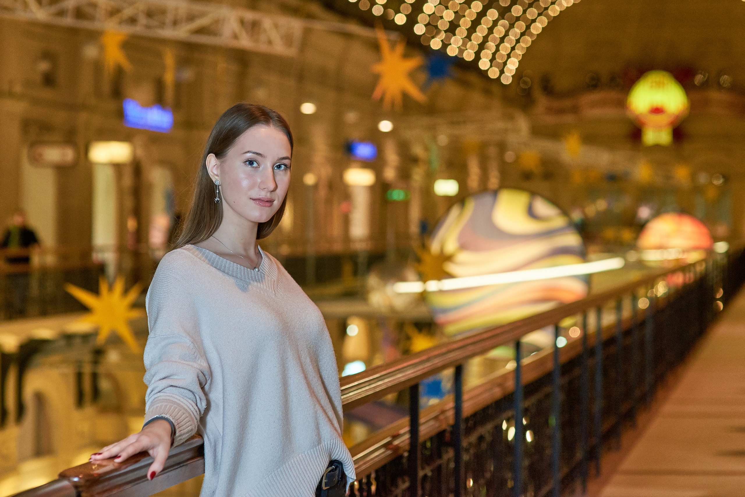 Портретная фотография в ГУМе, Москва