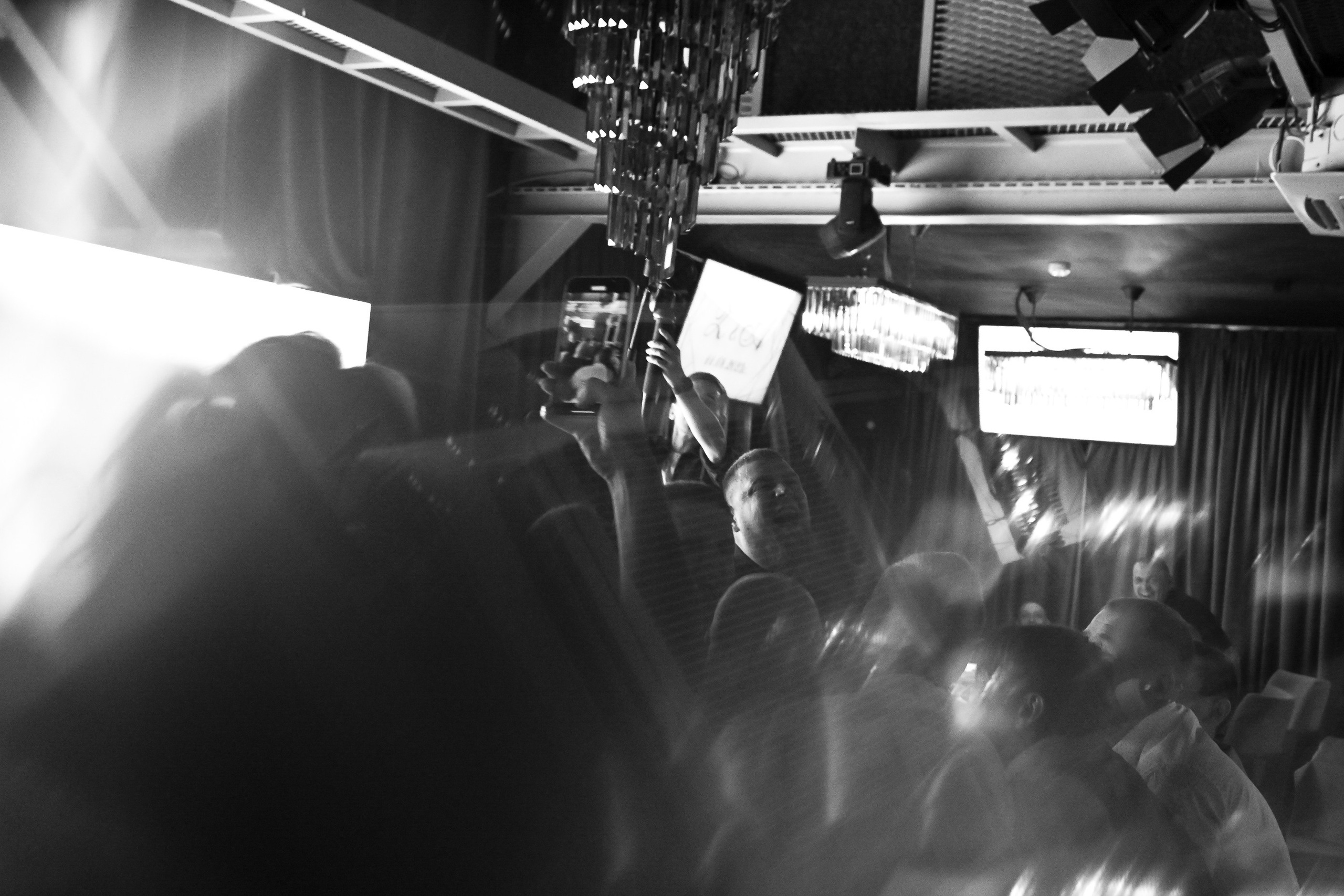 Black and white film. <3