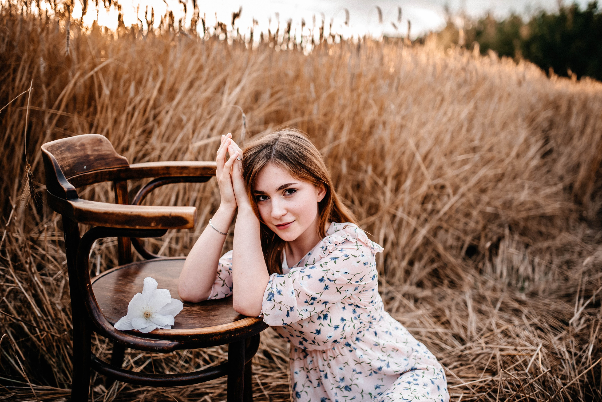 Маша, лето, закат. Главная