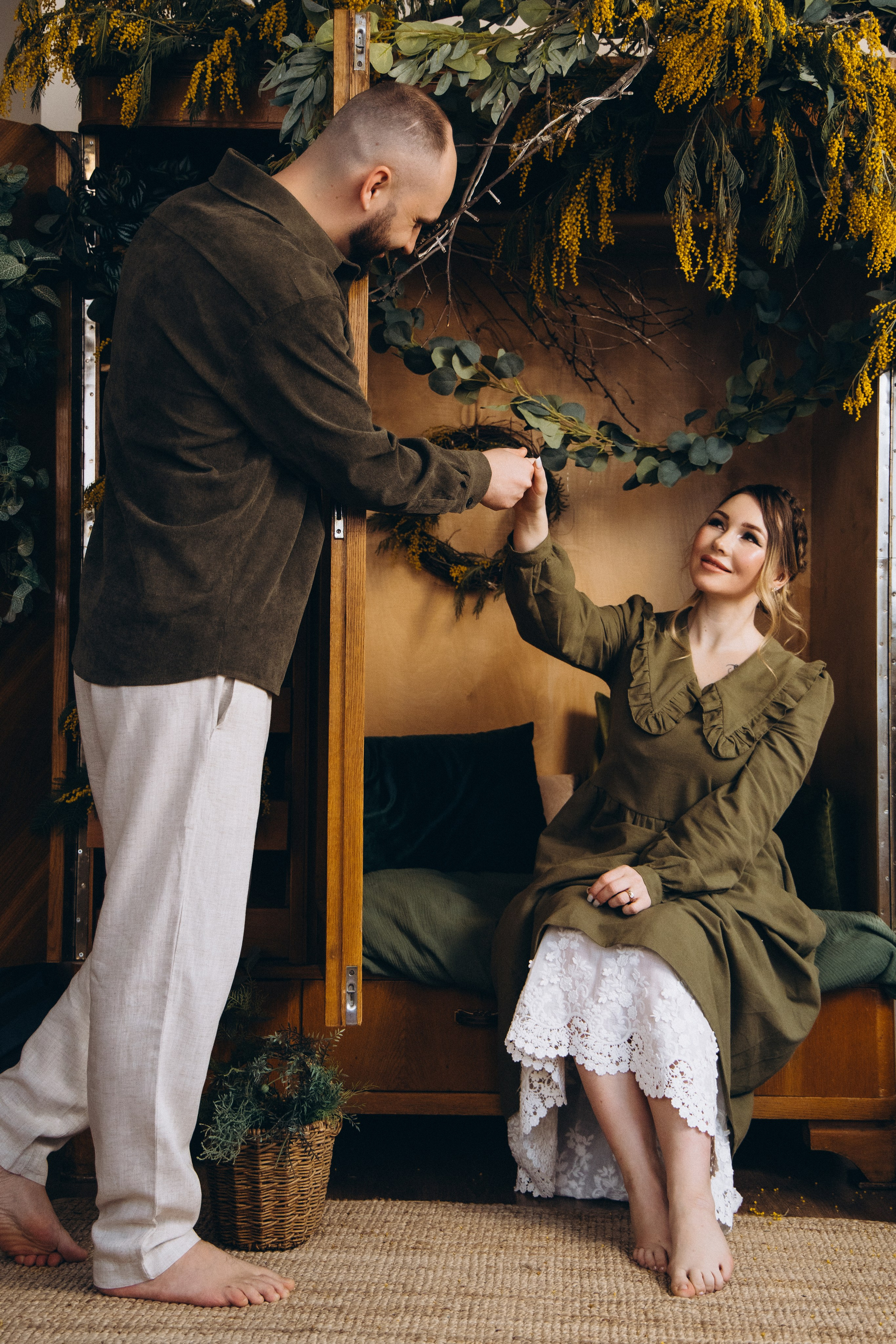 Юлия с семьёй