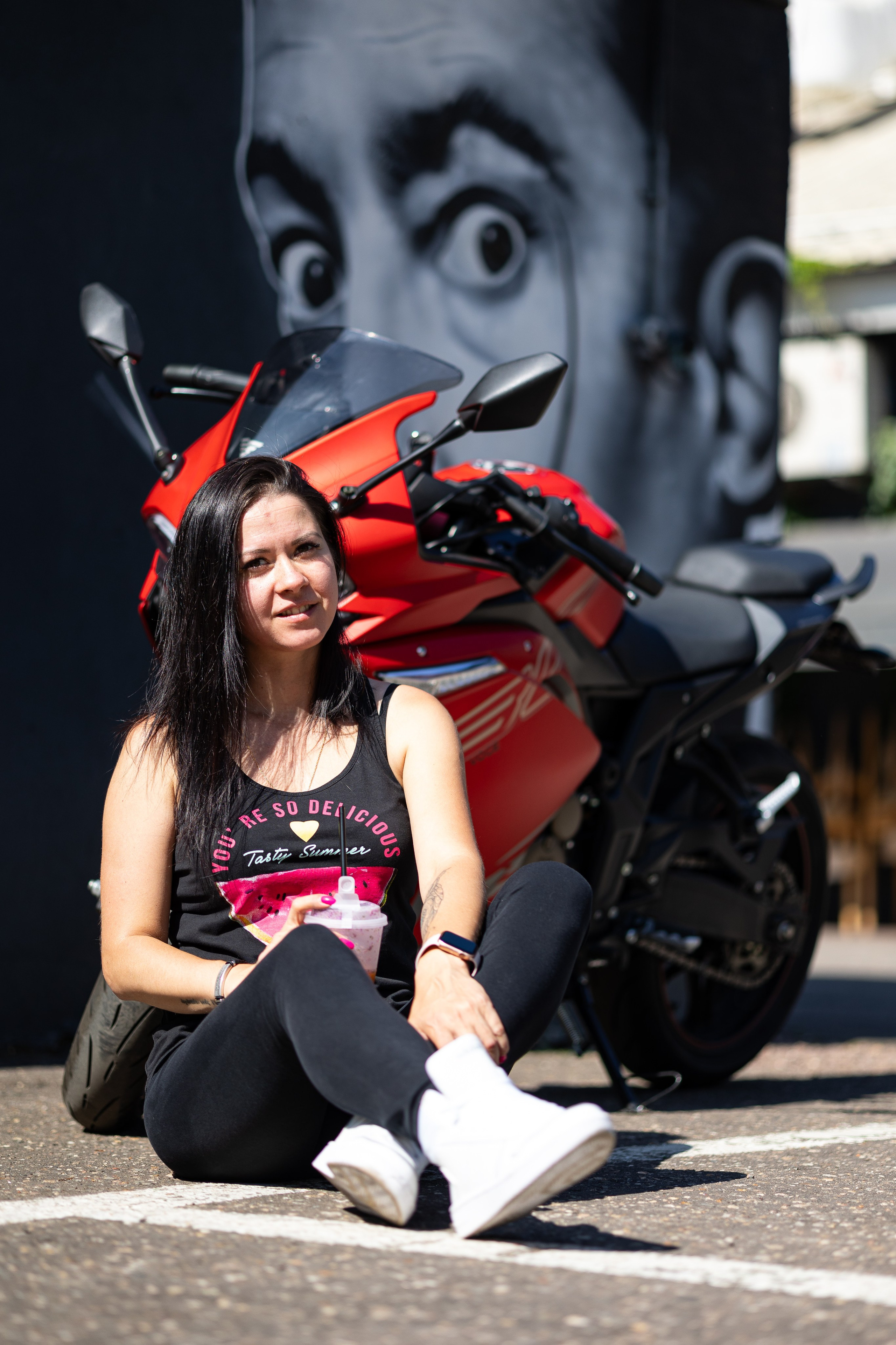 Фотосессии на мото. Фотограф Ольга Гирусова «Пантерочка» Москва