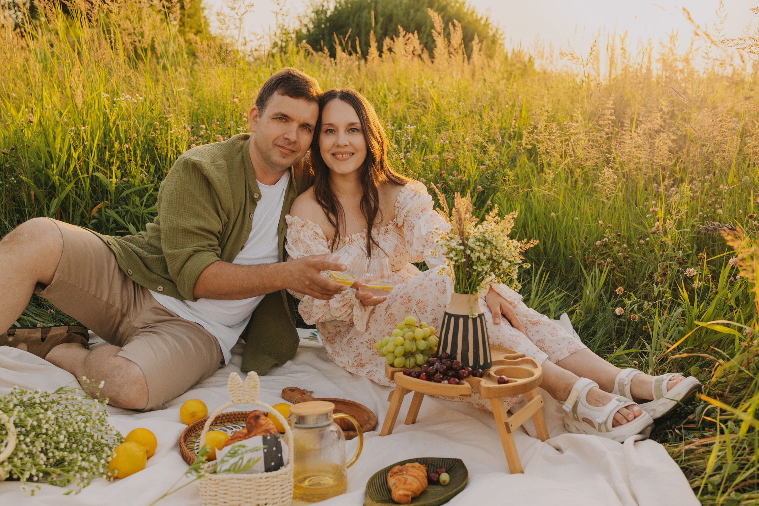 Семейный Пикник: Летняя Съемка