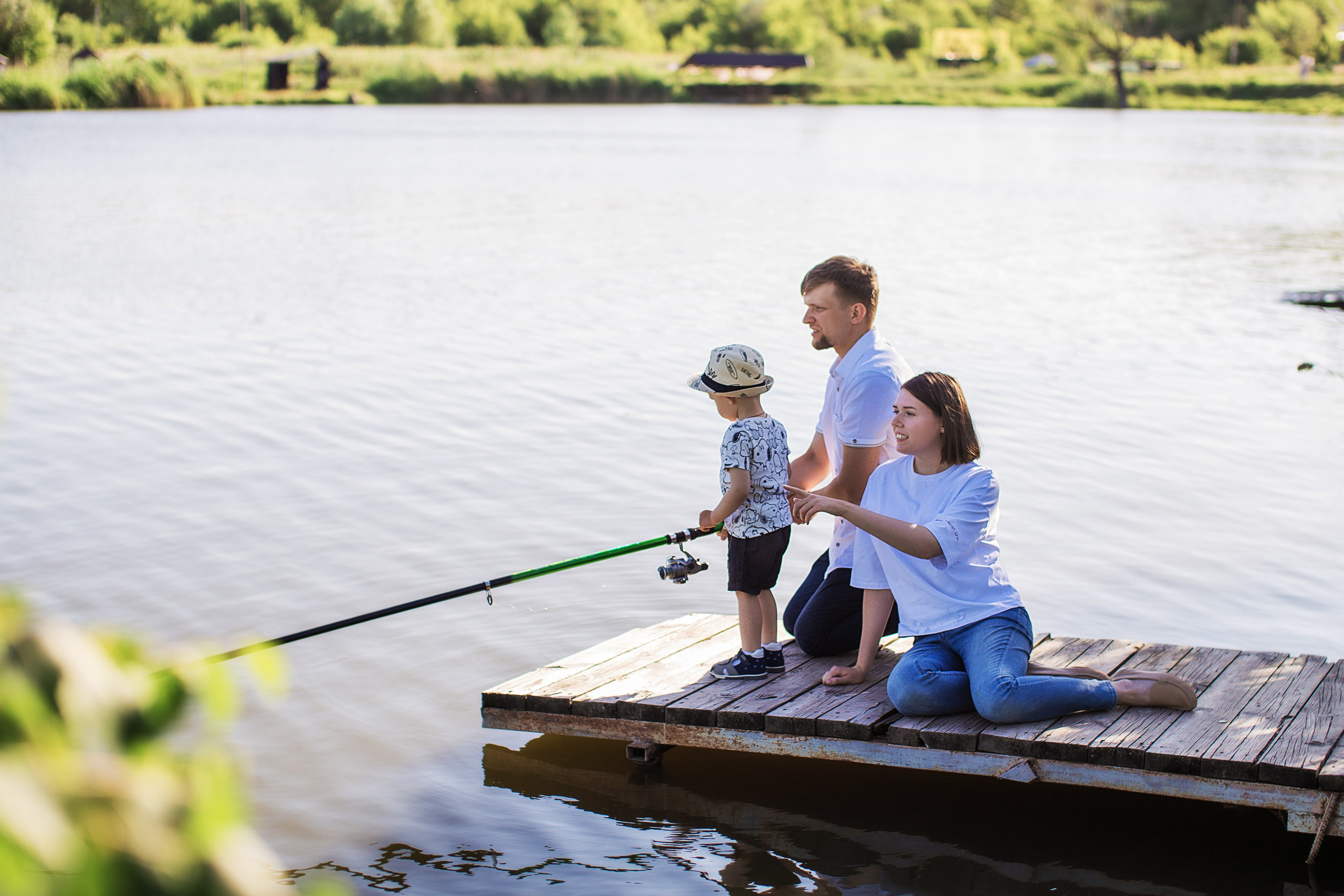На рыбалке. Семейный фотограф в Саратове