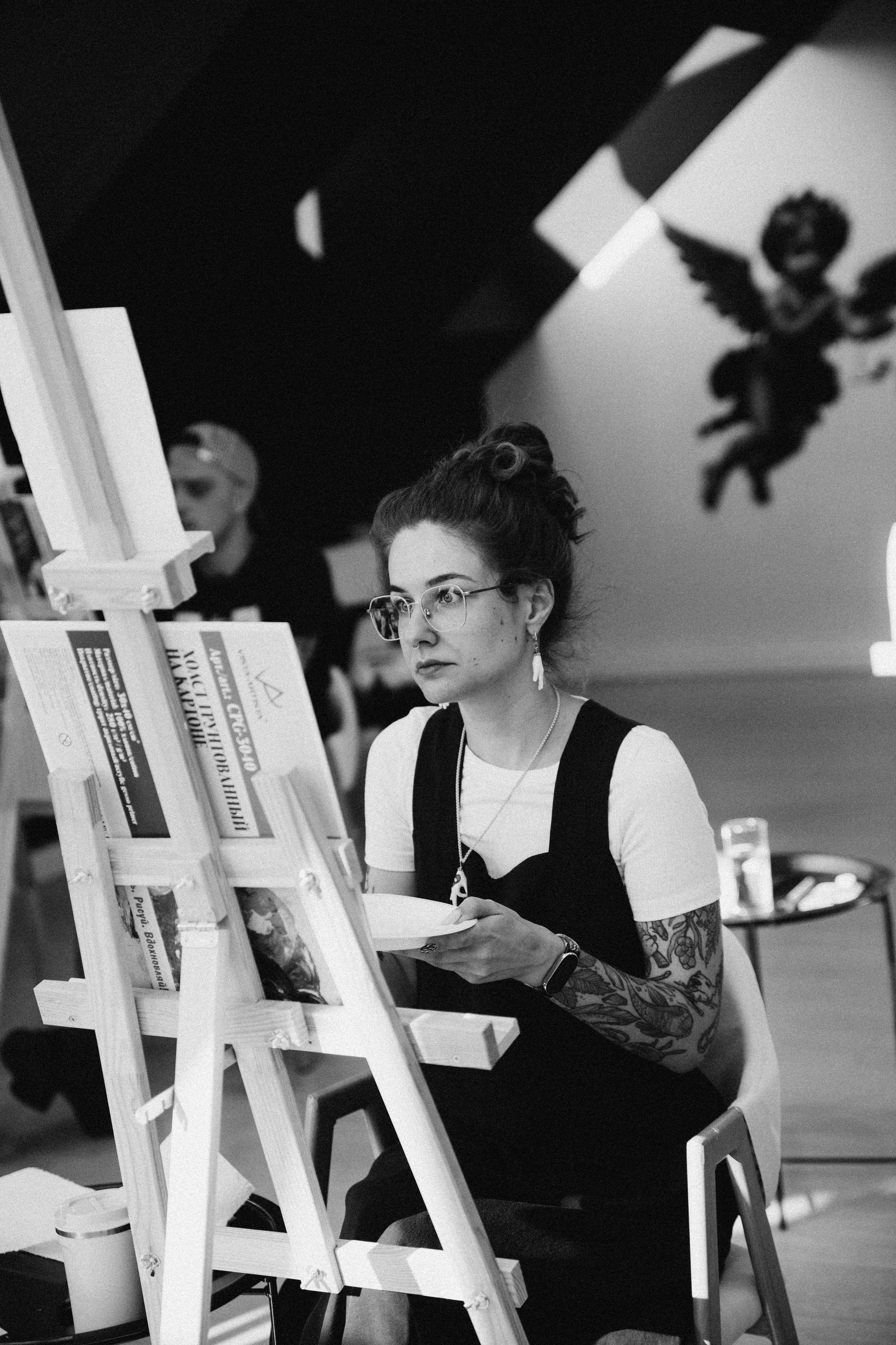 Мастер-класс по живописи. Преподаватель Анна К-К. Репортажный и детский фотограф в Минске