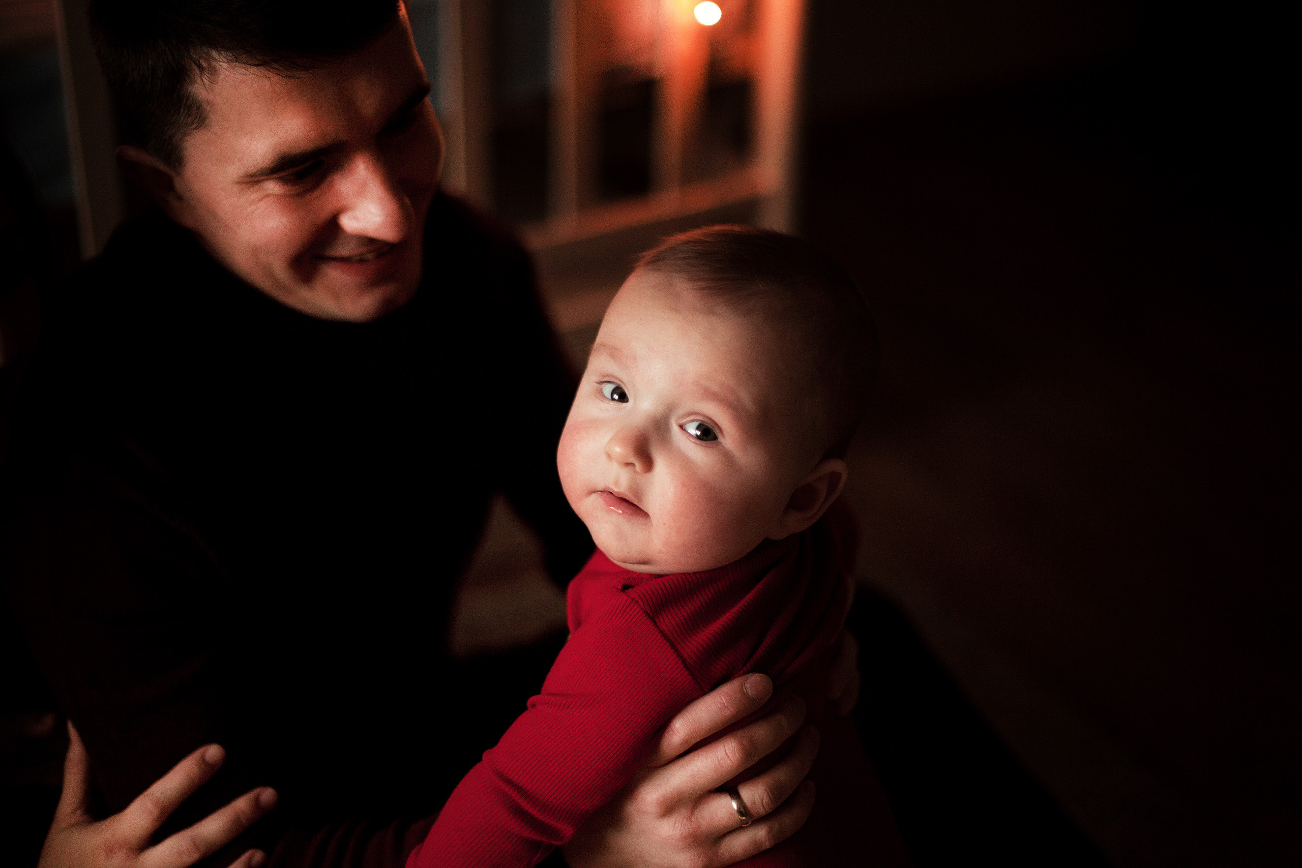 Наталья, домашняя рождественская съемка на пол годика. Фотограф Наталья Яковлева, Санкт-Петербург. Семьи, ньюборн, крещения