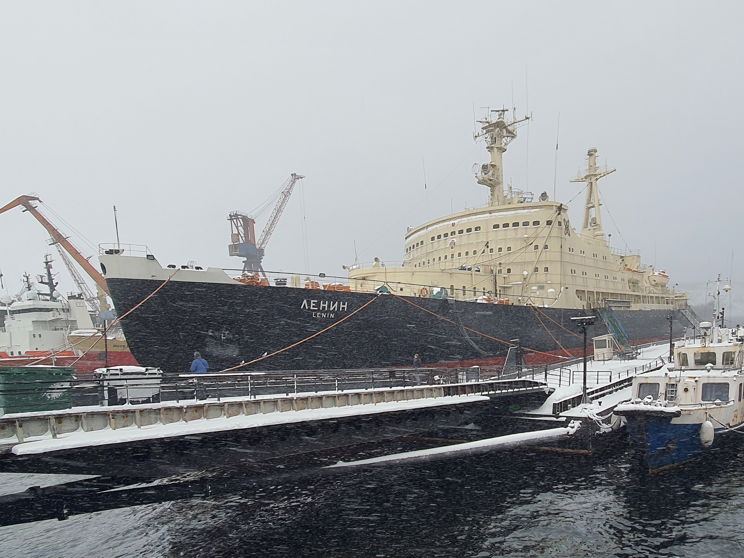 Atomic icebreaker Lenin, Murmansk, photographer Svetlana Kornelyuk