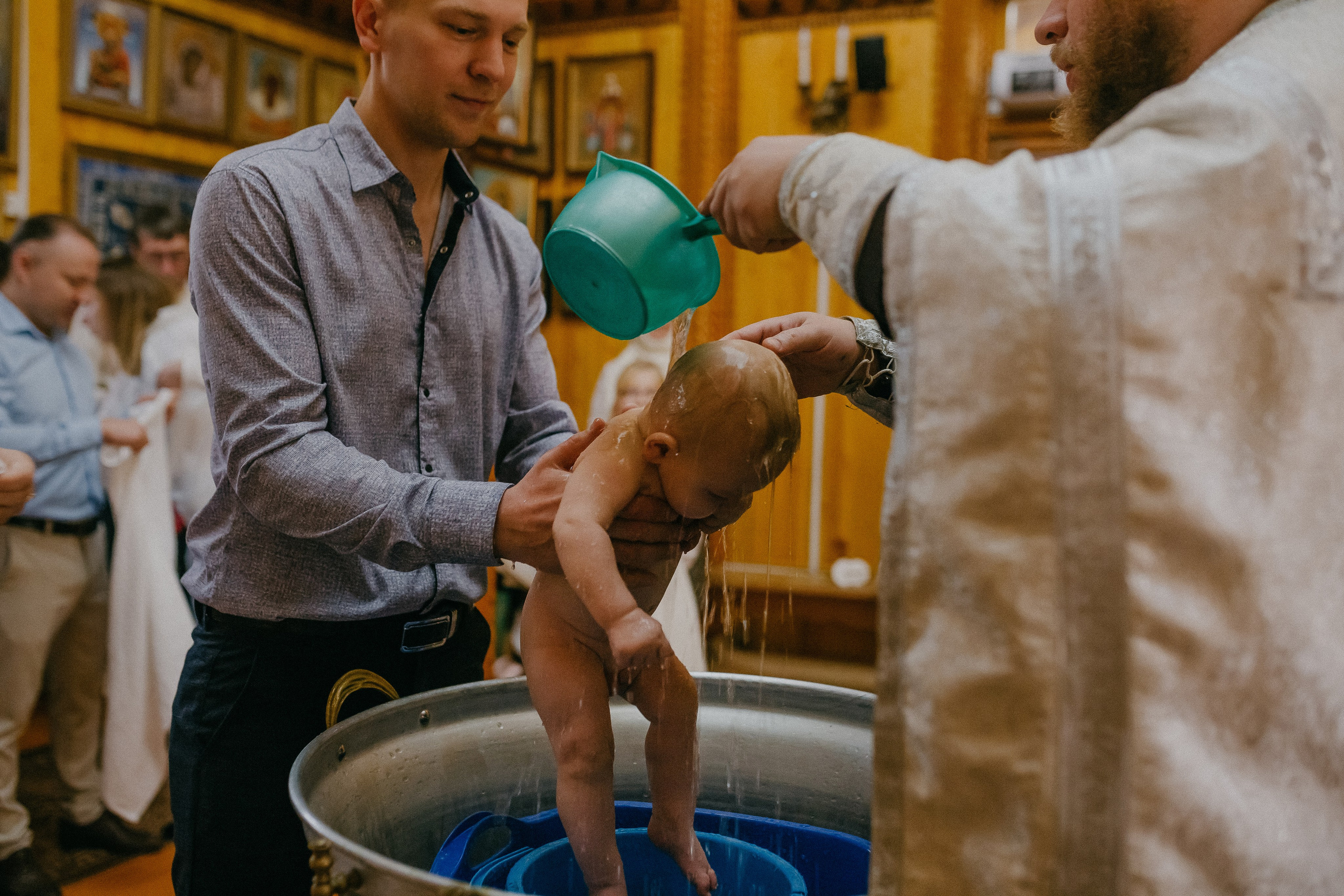 Крещение Таисии и Льва. Храм в честь Святителя Николая. п.Белый Яр. Семейный фотограф в Сургуте