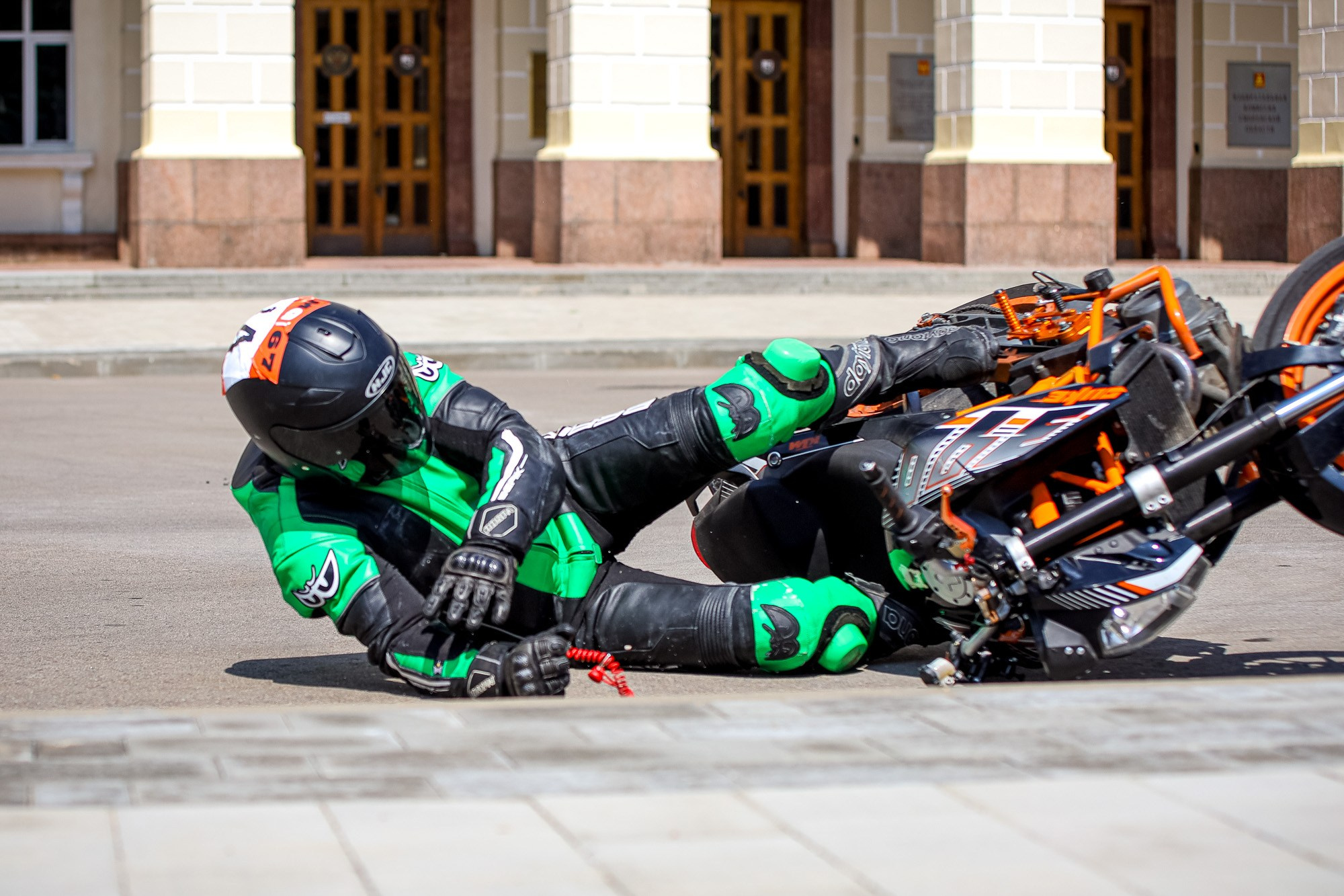 Кубок России по фигурному управлению мотоциклом. Спортивный фотограф Вадим Добедченков